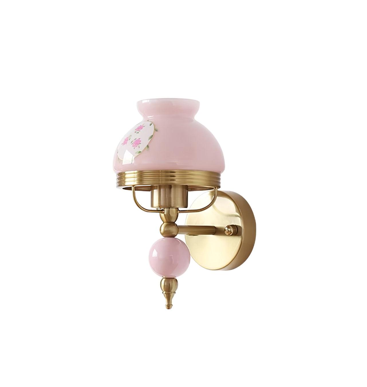 Wall Lamp Glass and Metal Light for Bedroom or Hallway Retro - Letslighting