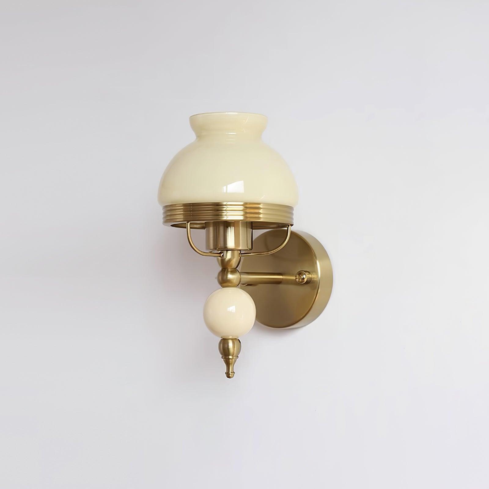 Wall Lamp Glass and Metal Light for Bedroom or Hallway Retro - Letslighting