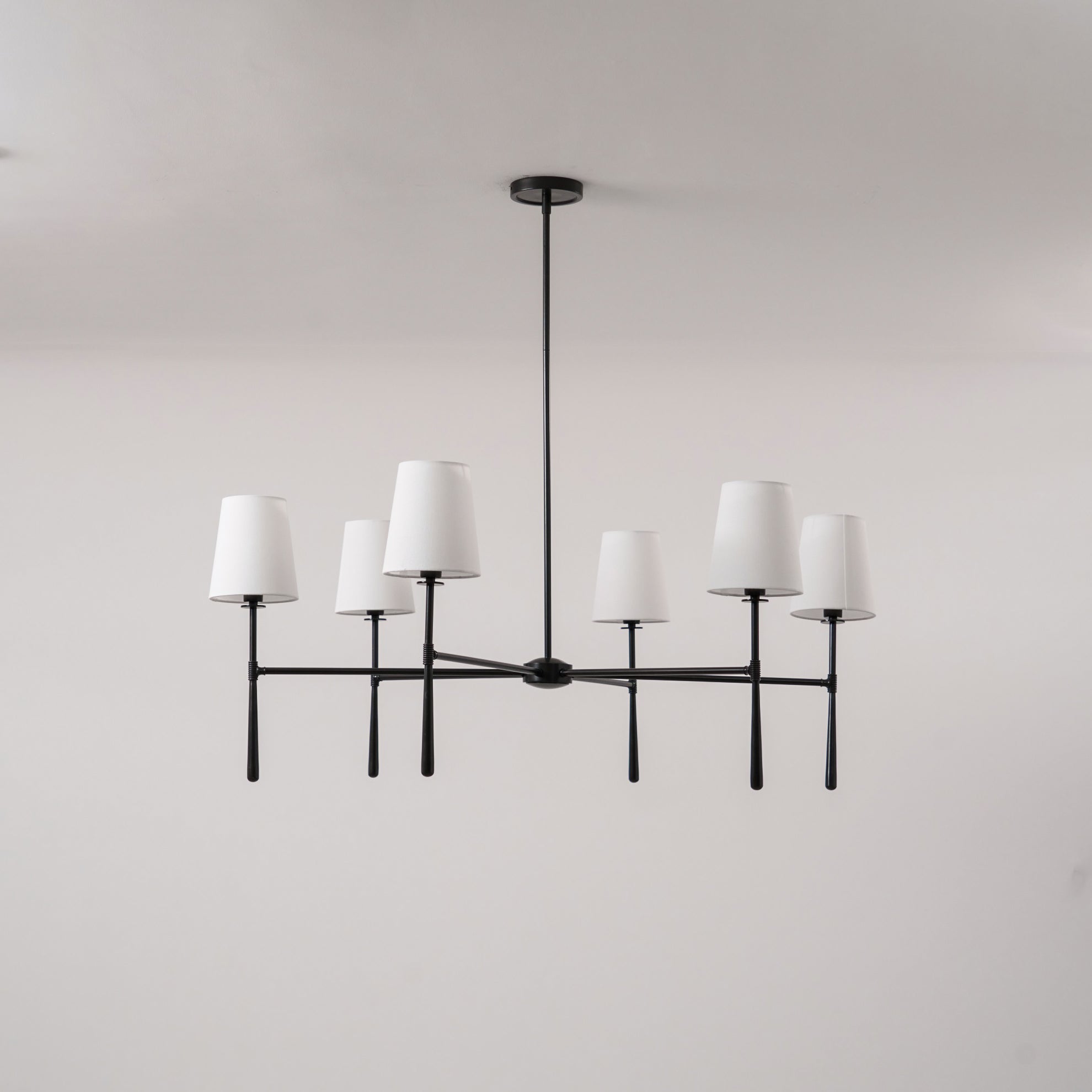 Silva Lámpara de Araña de 4/6 Cabezas Estilo Mid-Century