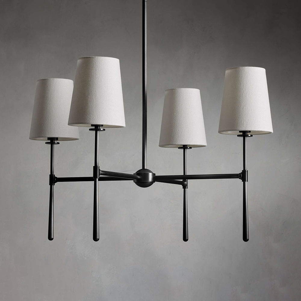 Silva Lámpara de Araña de 4/6 Cabezas Estilo Mid-Century