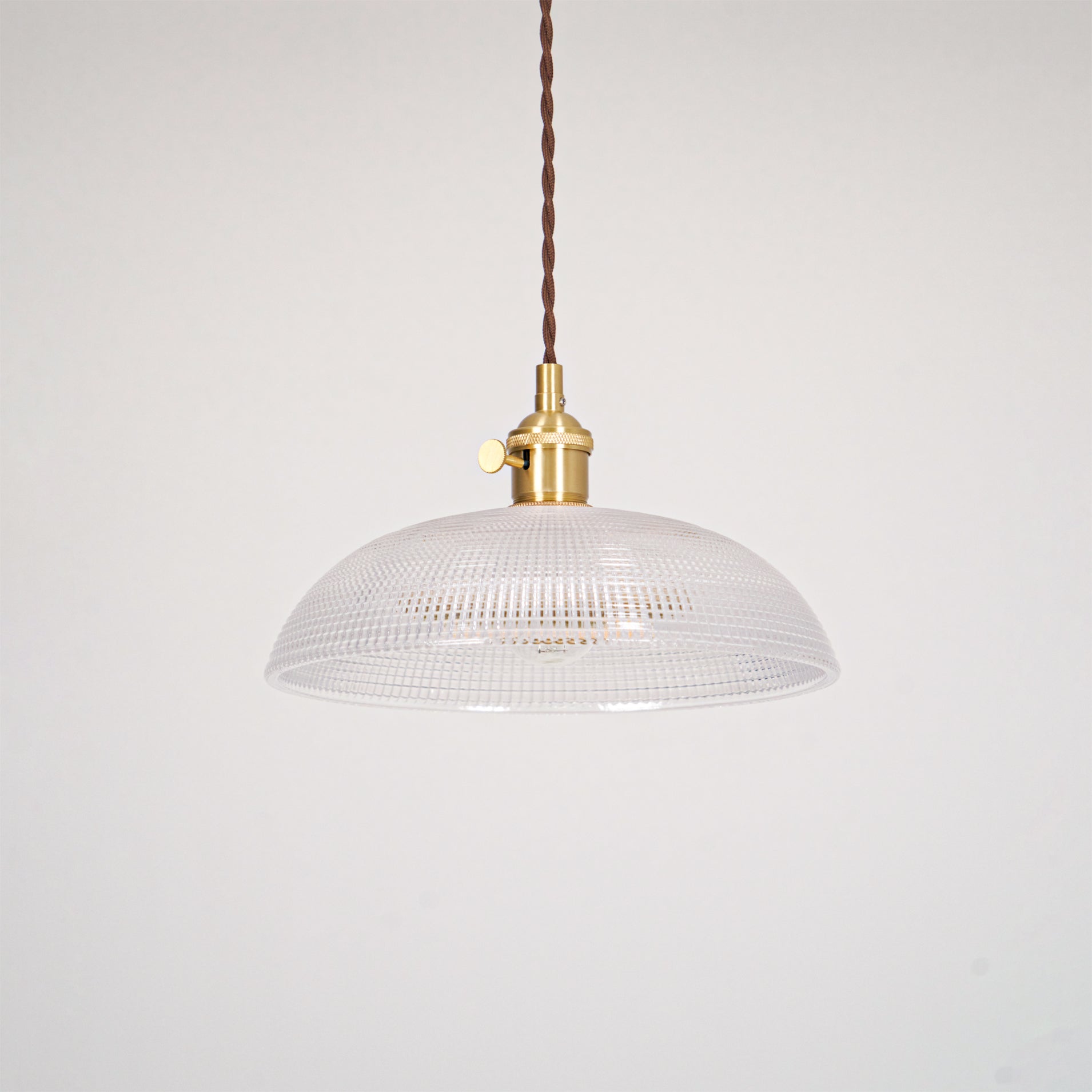 Ribbed Spiral Pendant Light - Letslighting