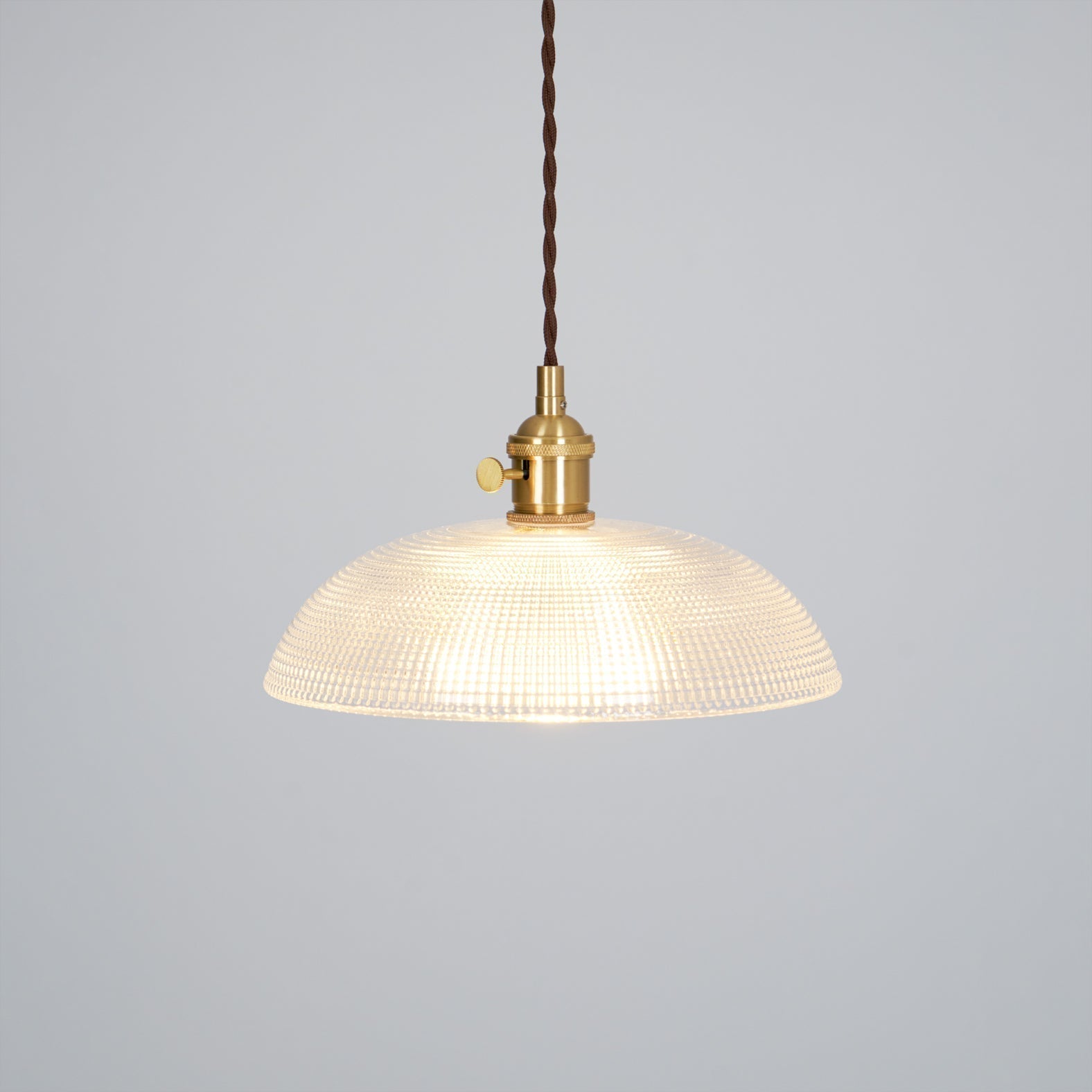 Ribbed Spiral Pendant Light - Letslighting