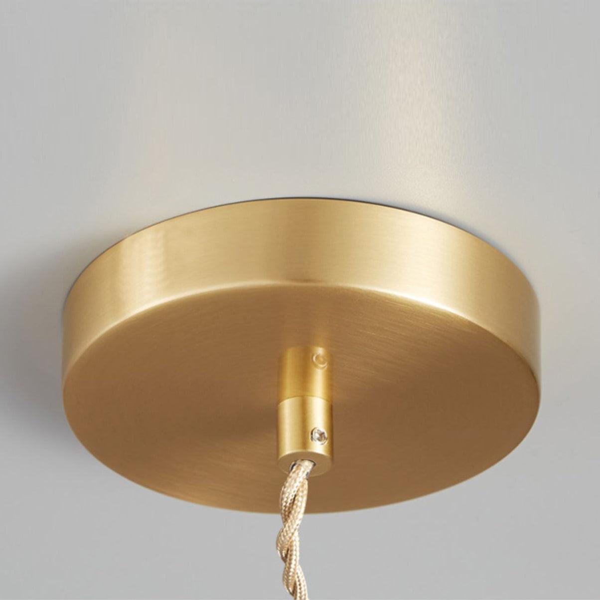 Ribbed Spiral Pendant Light - Letslighting