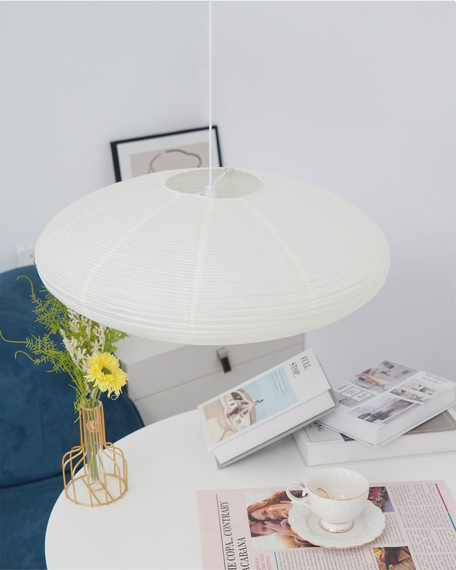 Washi Paper 15A Pendant Light - Letslighting