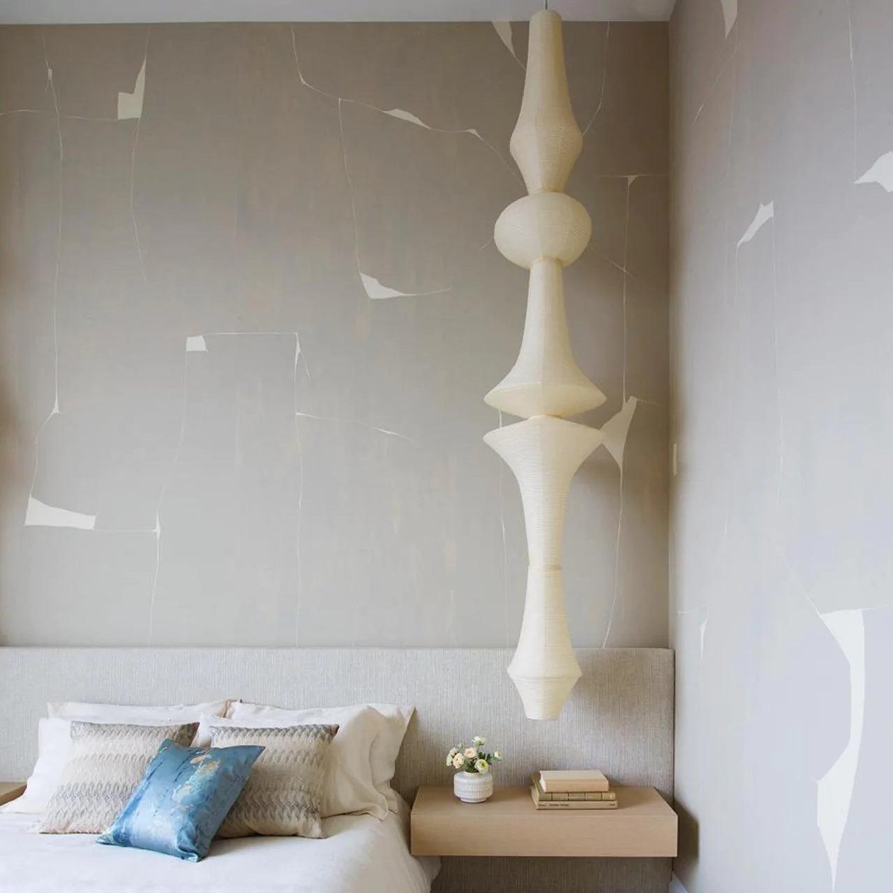 Washi Paper E Pendant Light - Letslighting