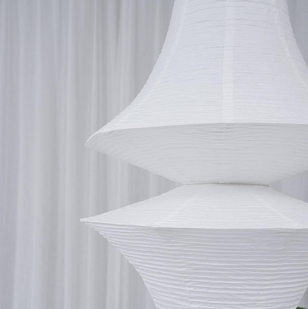 Ritta Lámpara Colgante Vertical Escultural de Papel