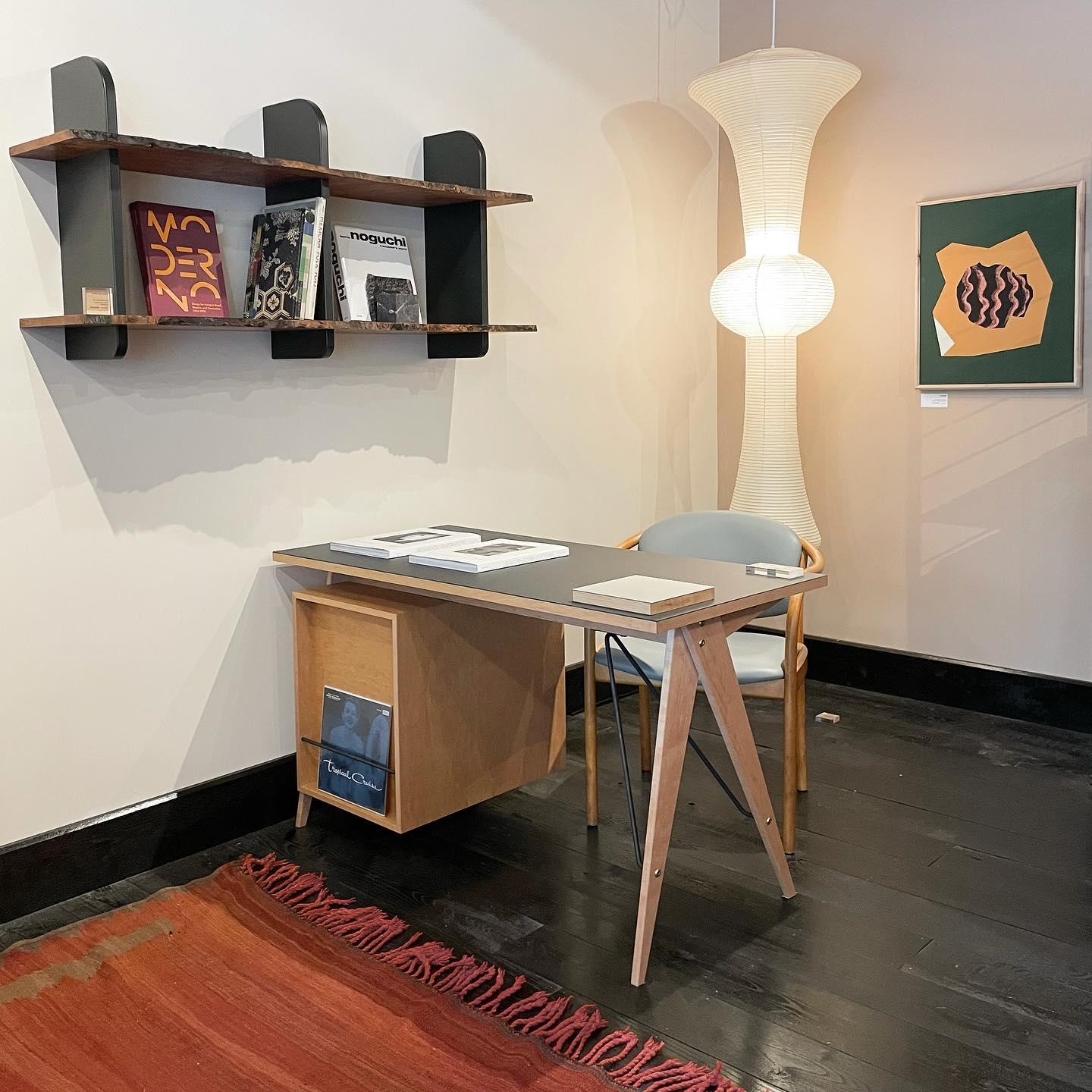 Ritta Lámpara Colgante Vertical Escultural de Papel