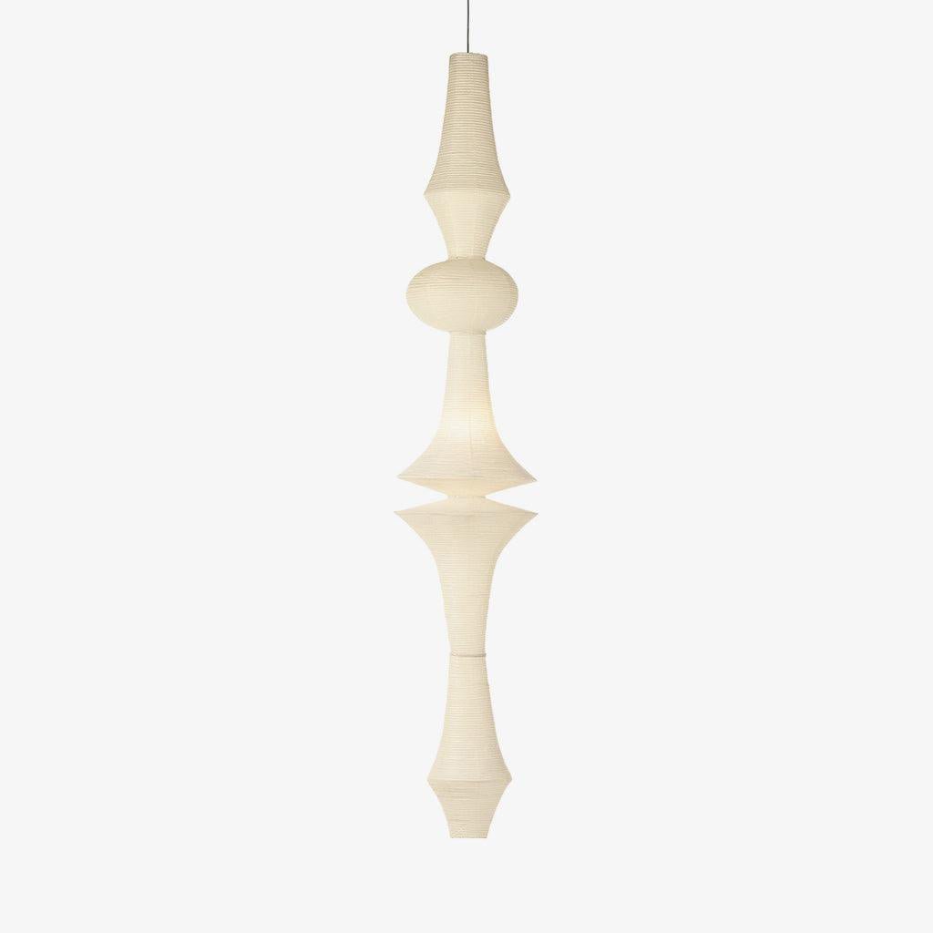 Ritta Lámpara Colgante Vertical Escultural de Papel