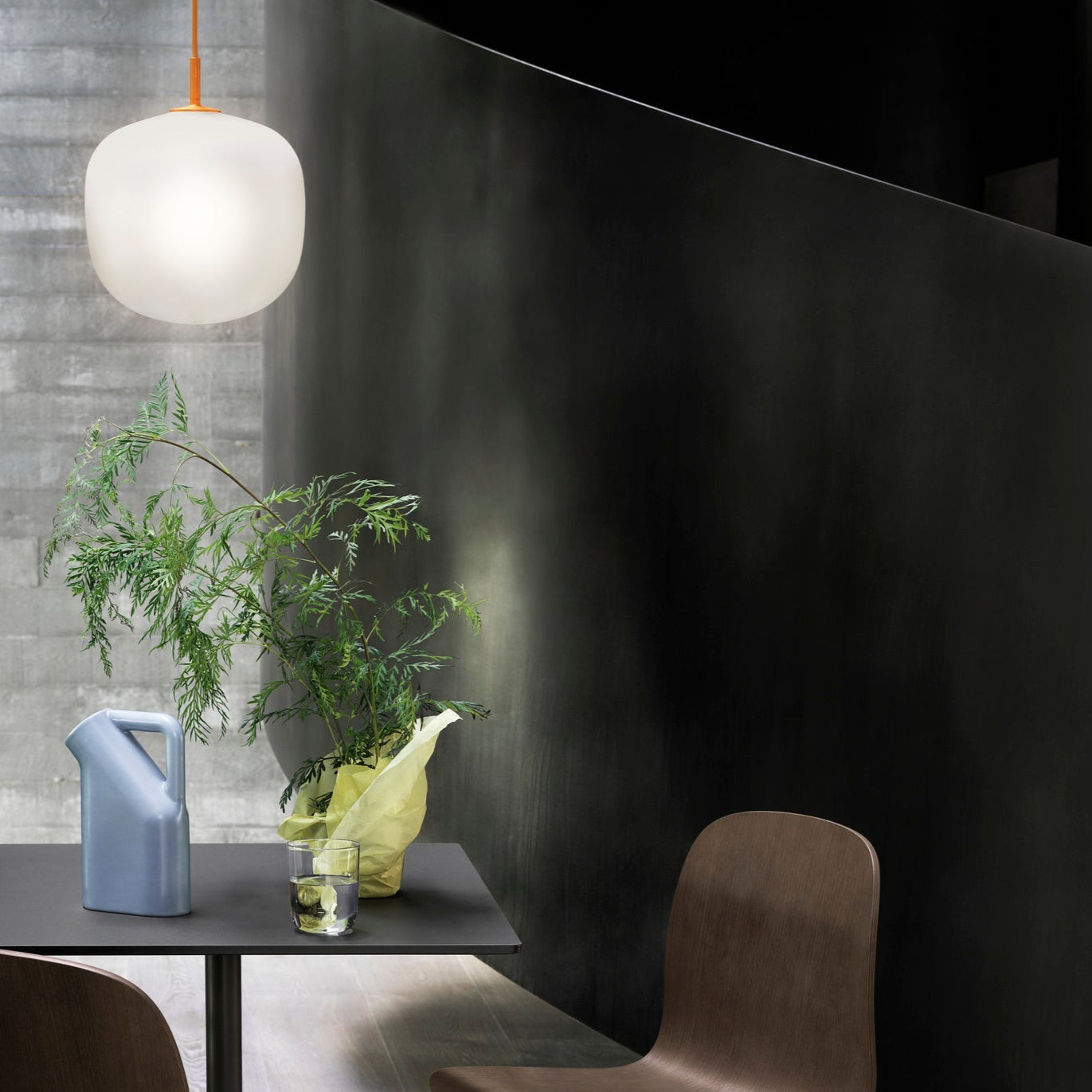 Valentina  Pendant Lamp Semi-transparent Glass