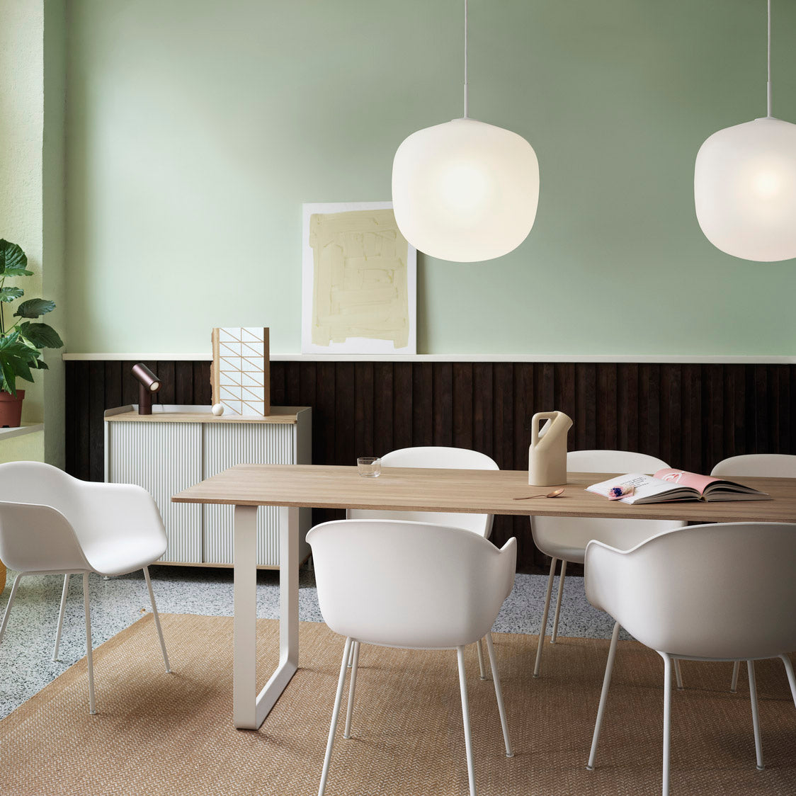 Valentina  Pendant Lamp Semi-transparent Glass