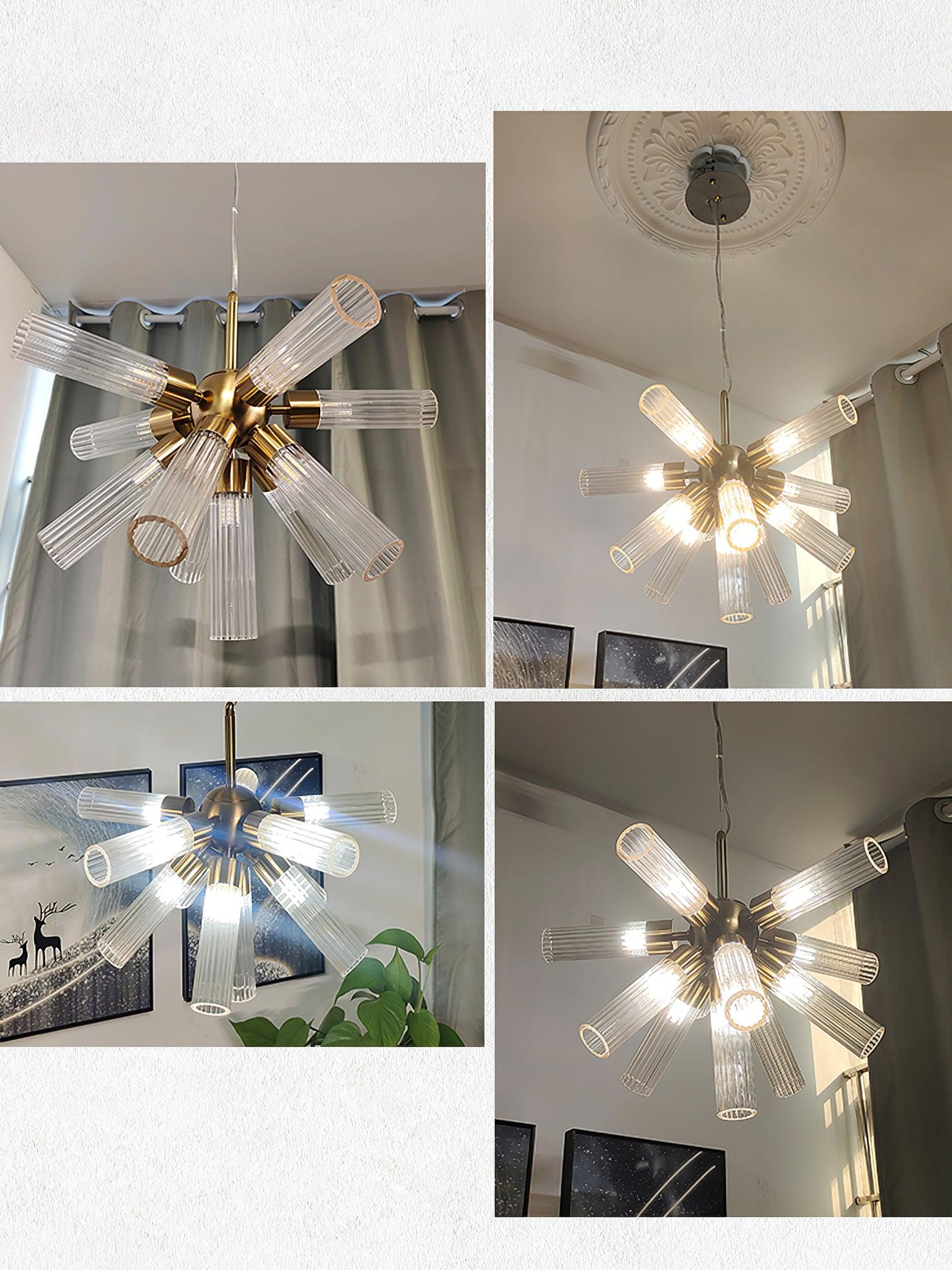 Ringold Postmodern Luxury Sputnik Metal Chandelier - Letslighting