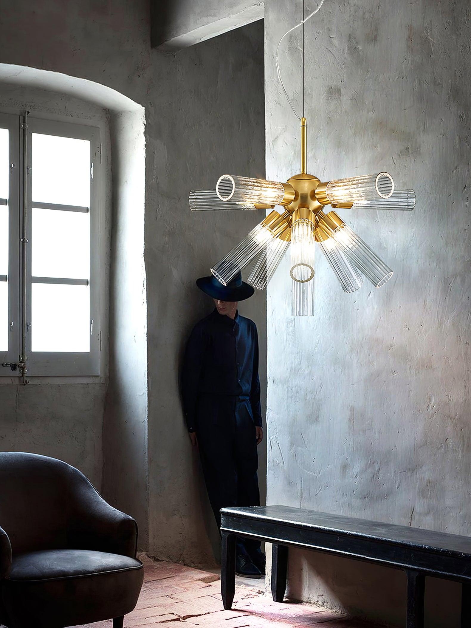 Ringold Postmodern Luxury Sputnik Metal Chandelier - Letslighting