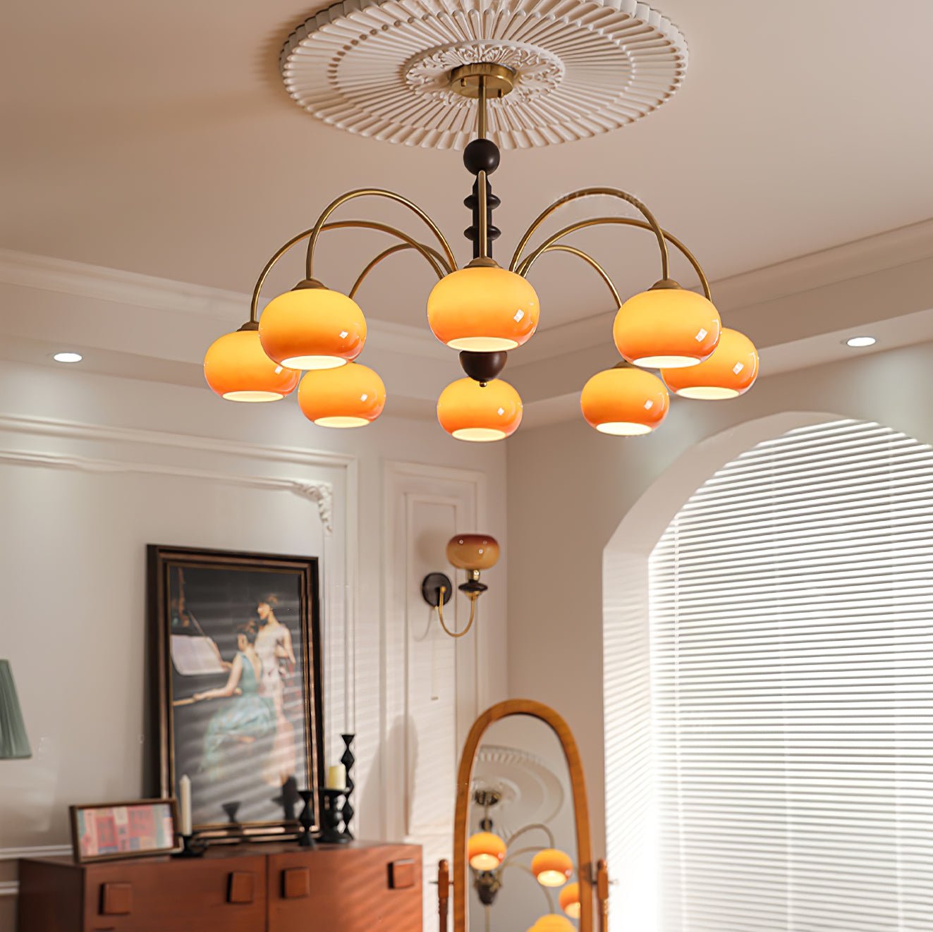 Ripe Persimmon Chandelier - Letslighting