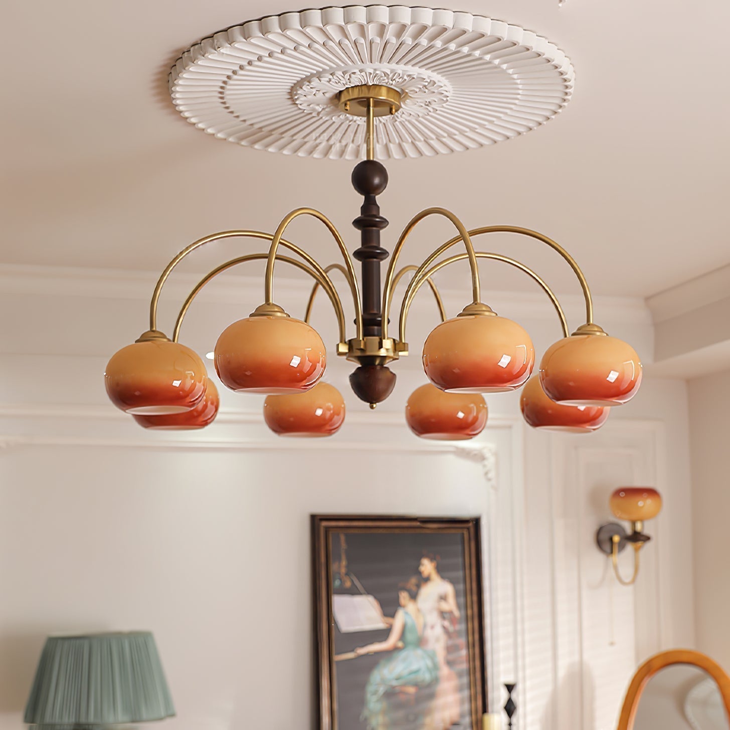 Ripe Persimmon Chandelier - Letslighting
