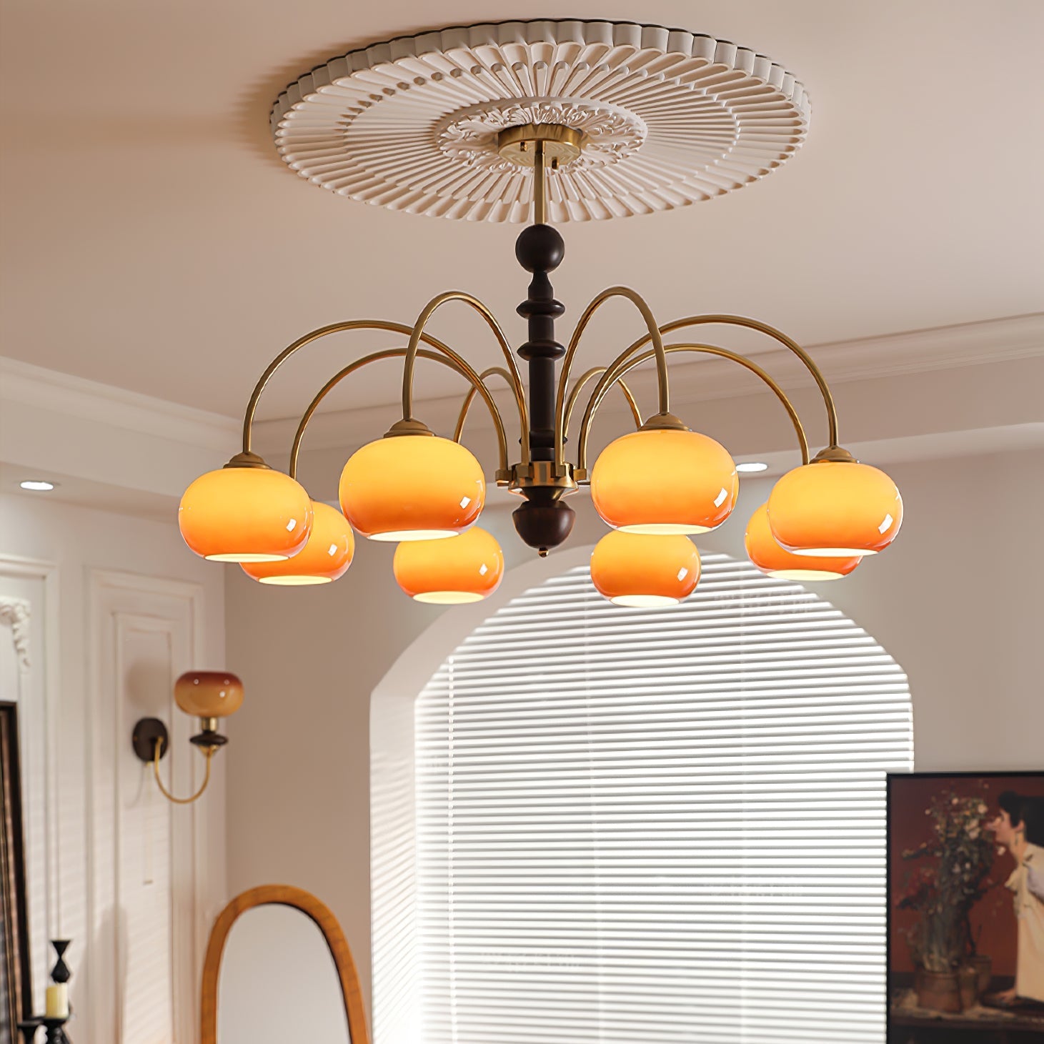 Ripe Persimmon Chandelier - Letslighting