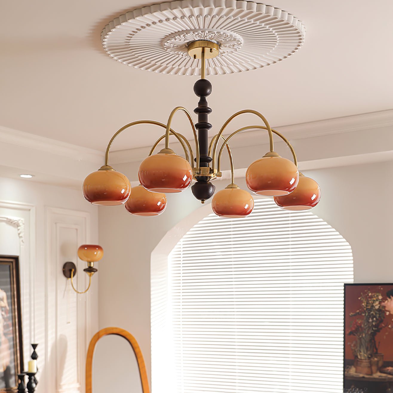 Ripe Persimmon Chandelier - Letslighting