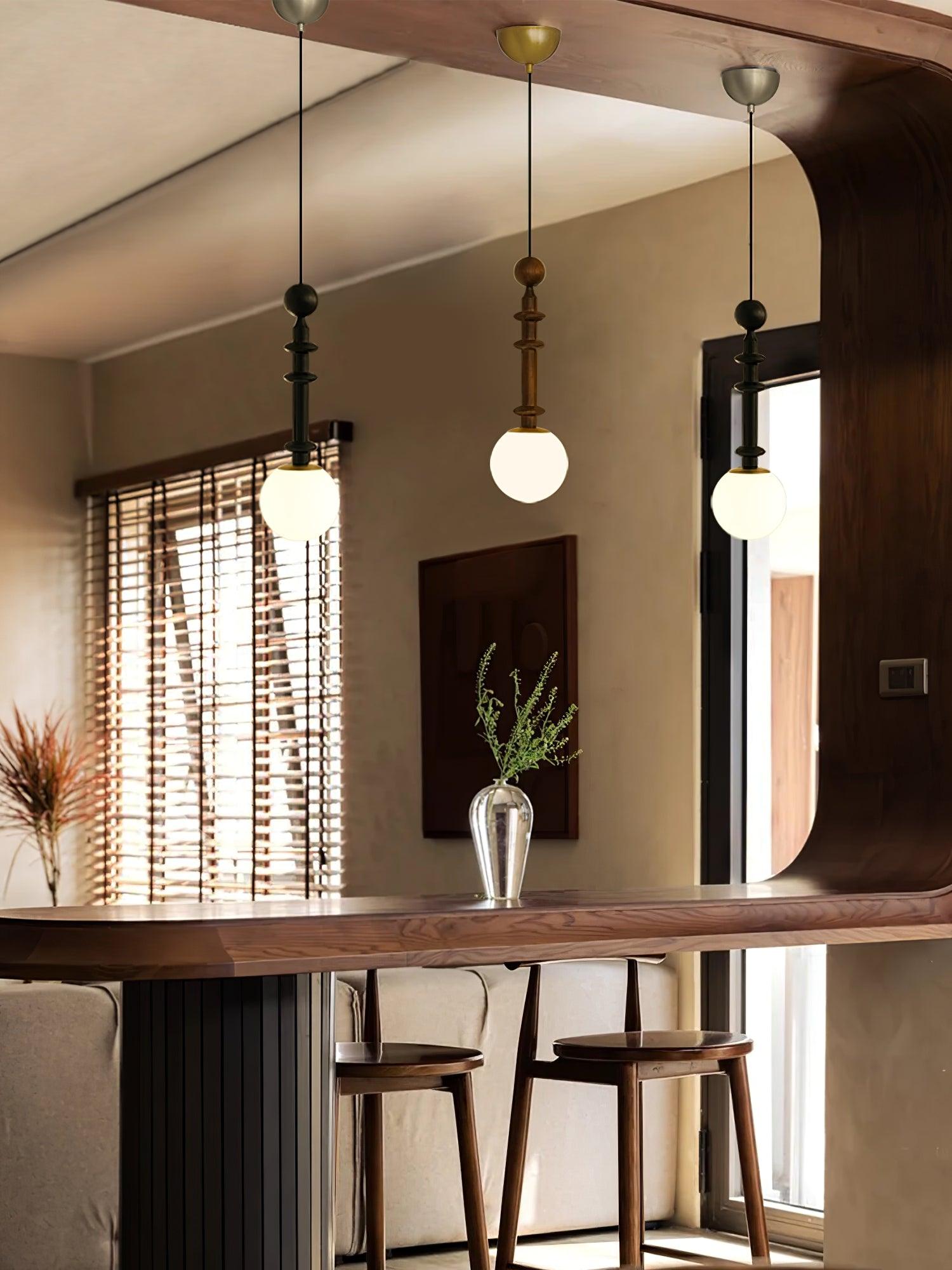 Roman Column Small Pendant Light - Letslighting