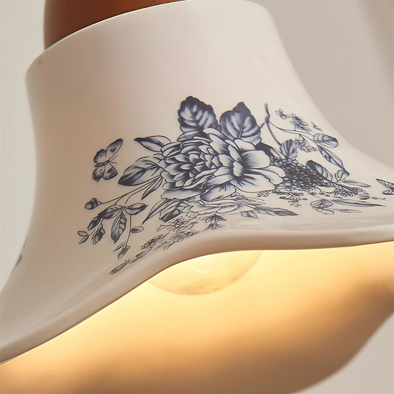 Olivia Lámparas Colgantes de Cerámica en Forma de Flor