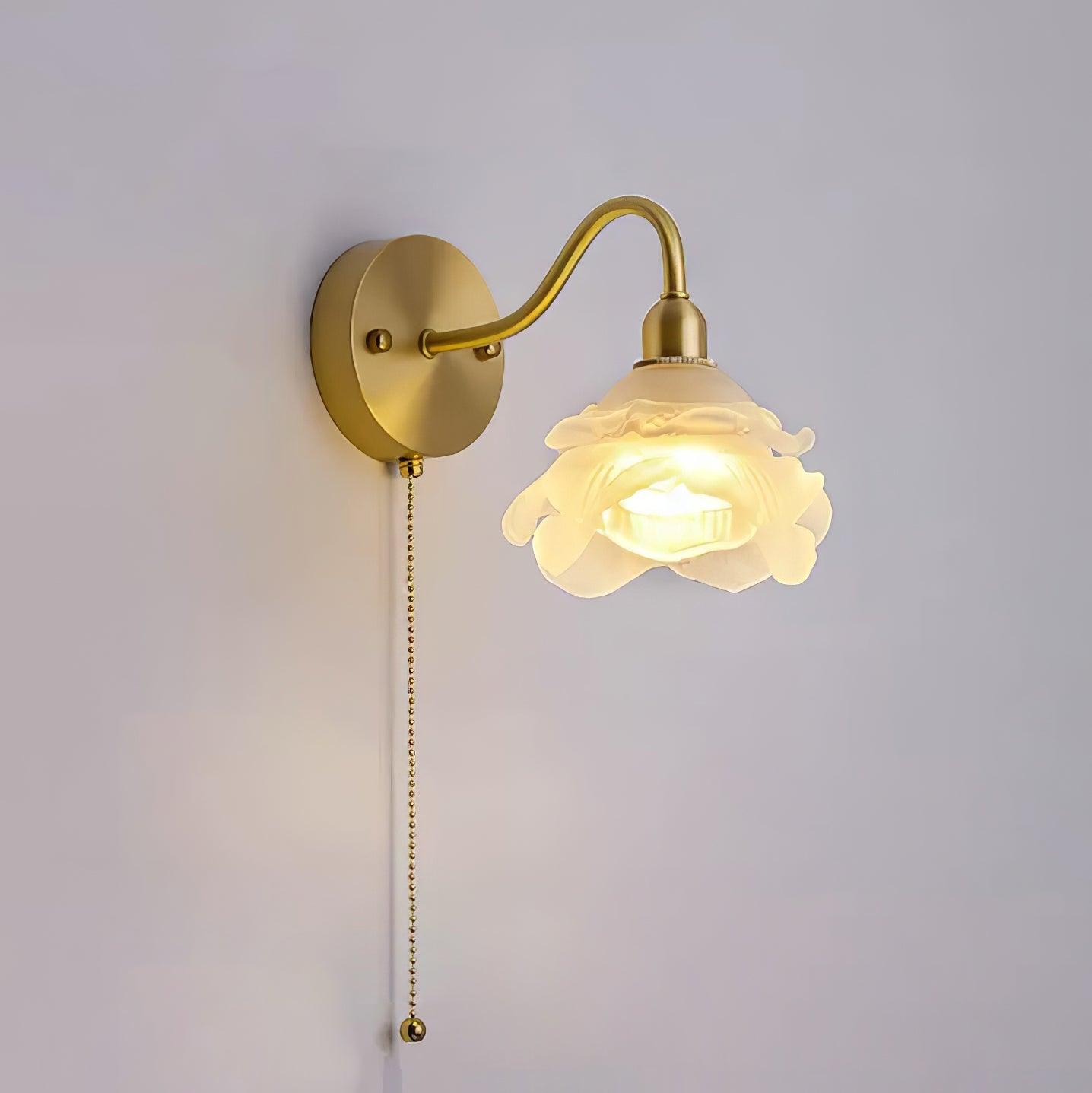Rose Brass Wall Light - Letslighting