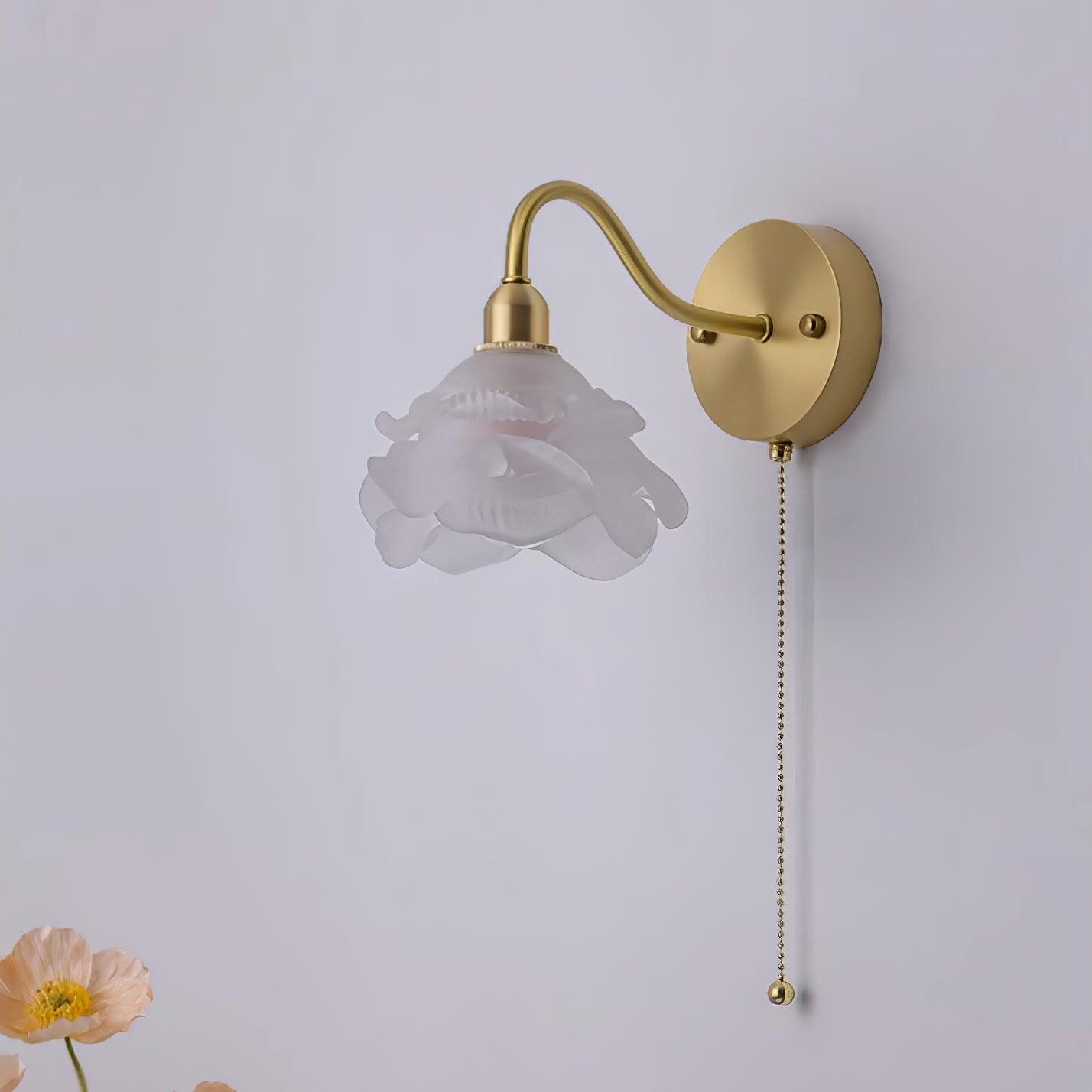 Rose Brass Wall Light - Letslighting