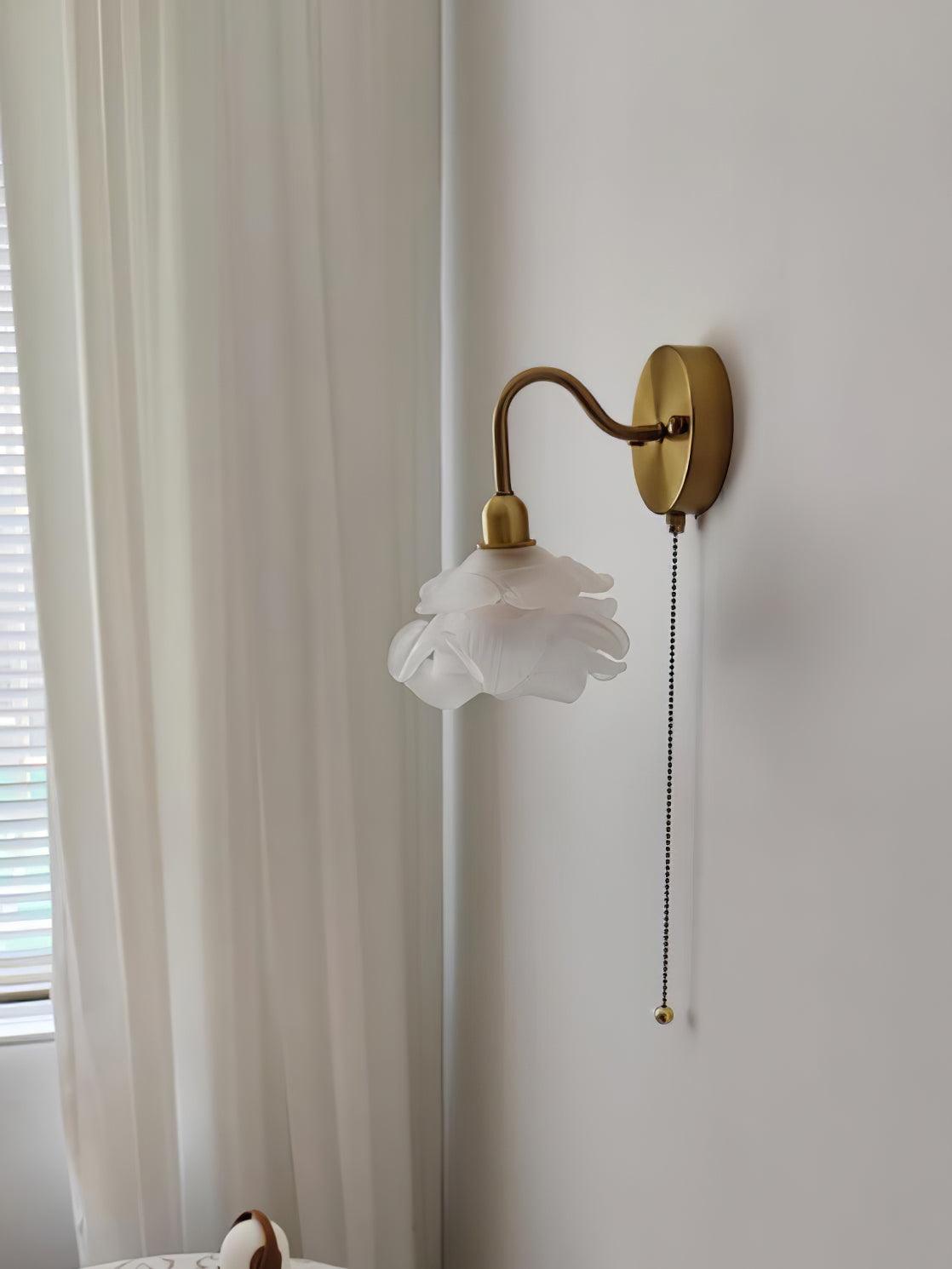 Rose Brass Wall Light - Letslighting