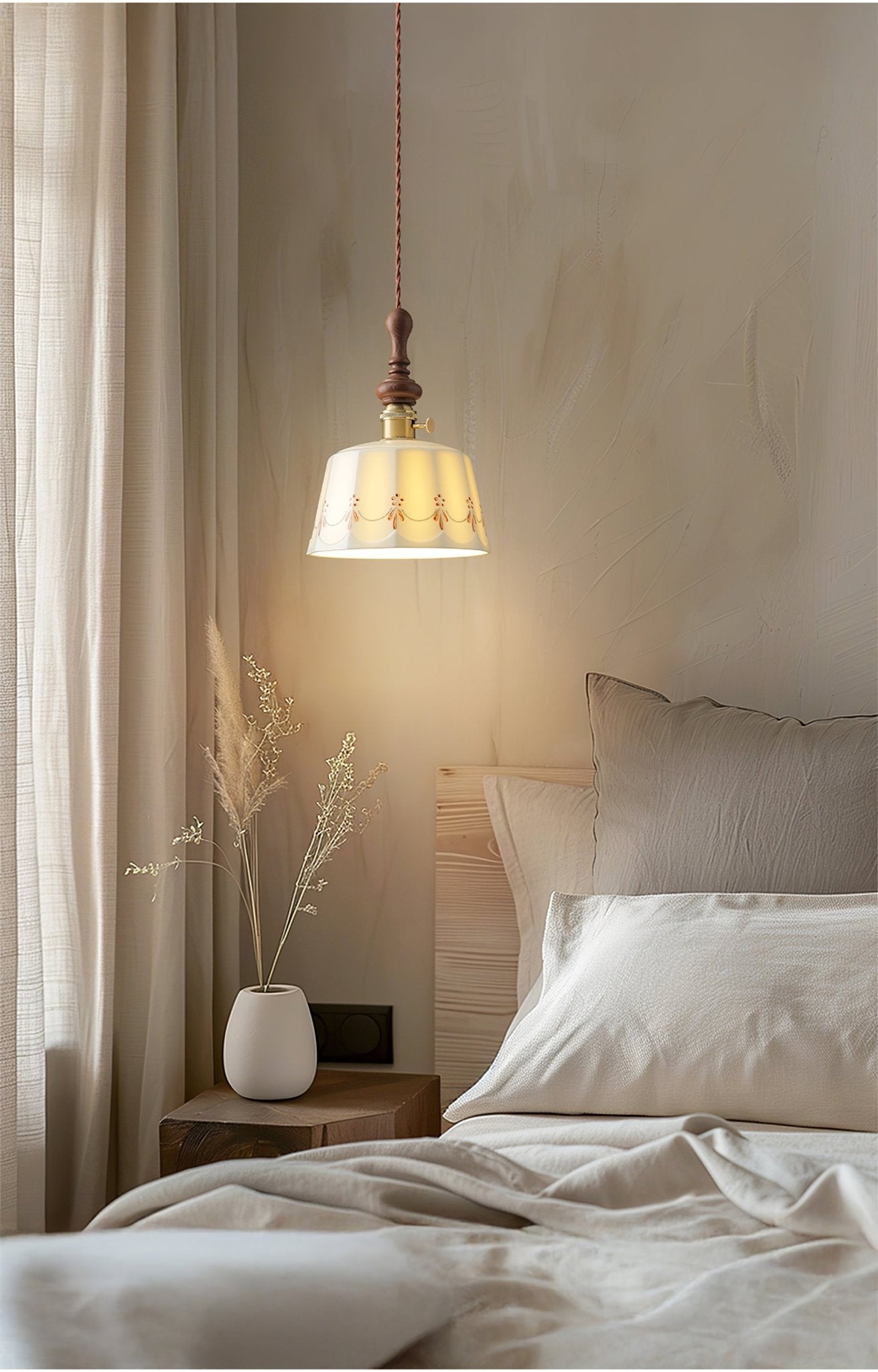 Roselind Ceramic Pendant Light - Letslighting