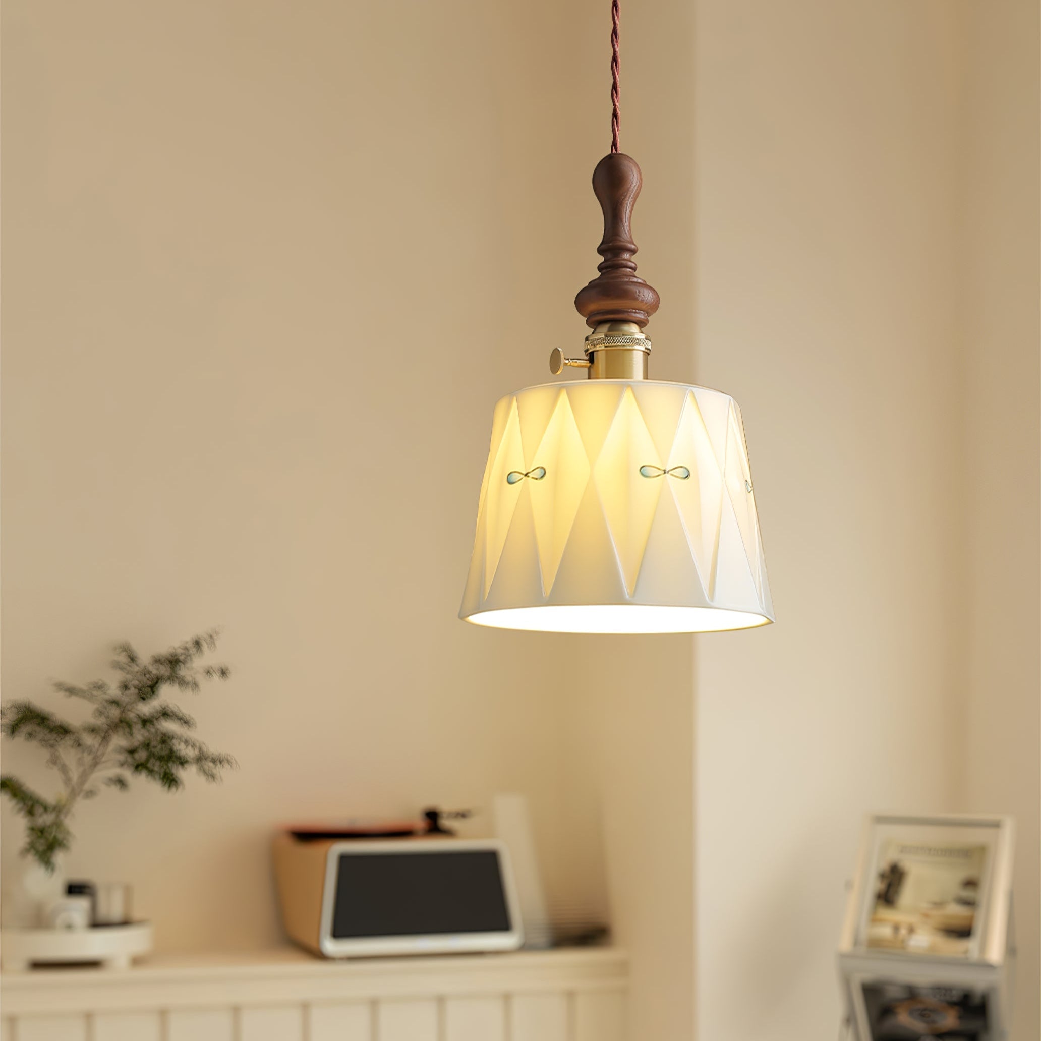 Roselind Ceramic Pendant Light - Letslighting