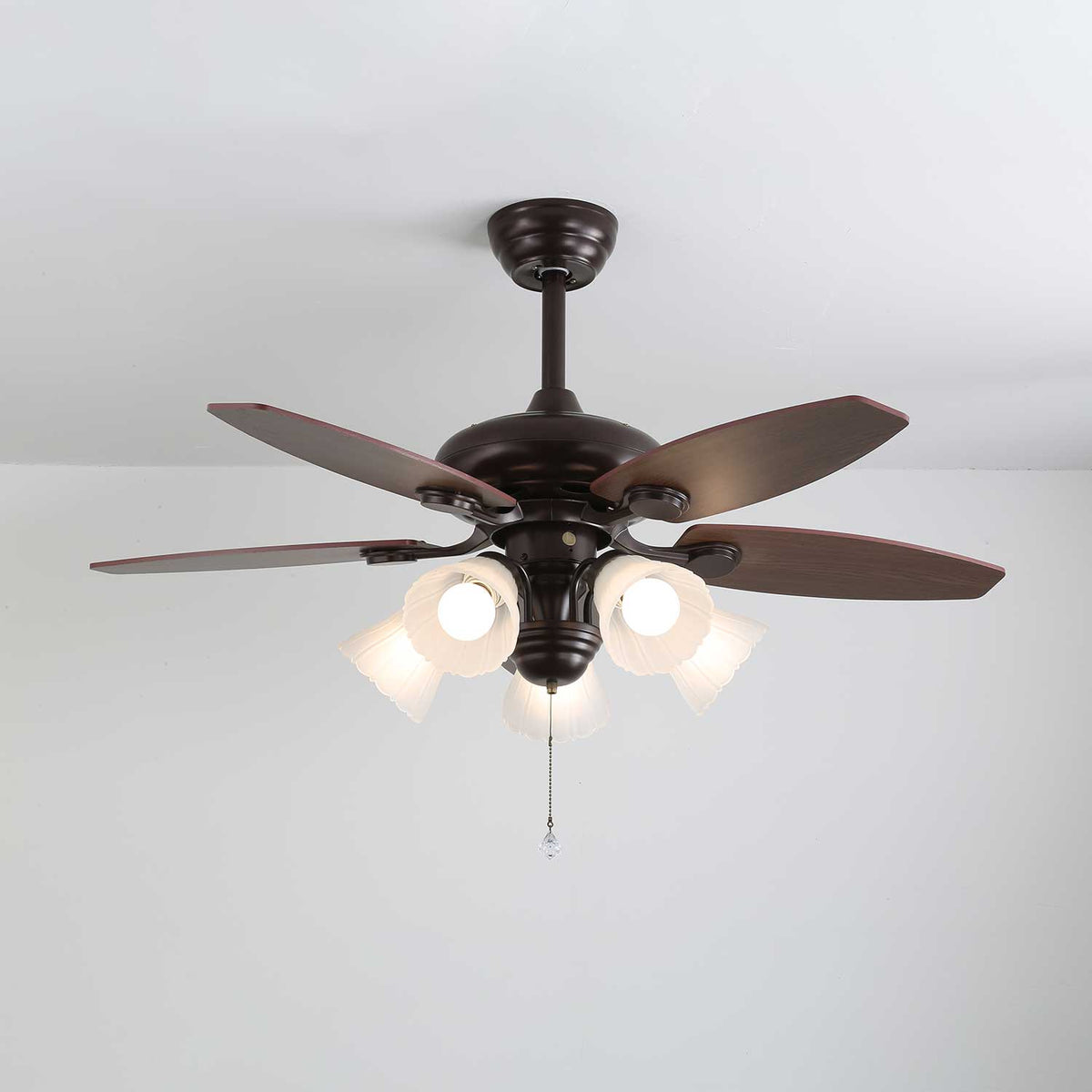Ventilador de Techo Florence con Luz y ventilador en movimiento