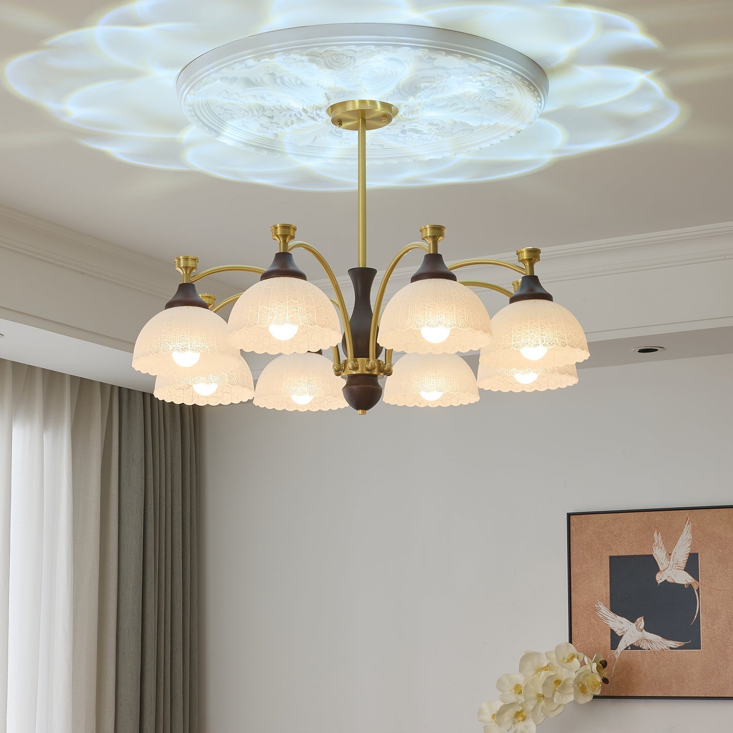 Rosetta Chandelier - Letslighting
