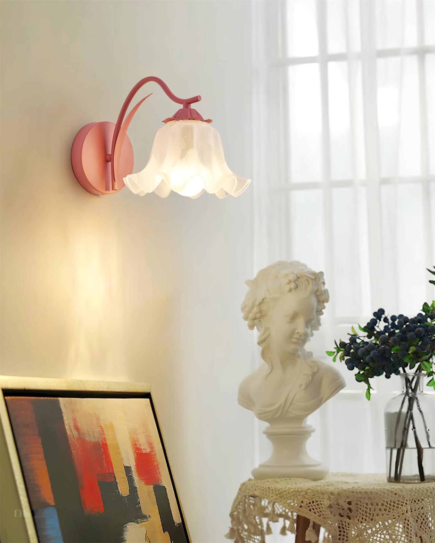 Wall Lamp Botanical Whimsy Green Stem - Letslighting