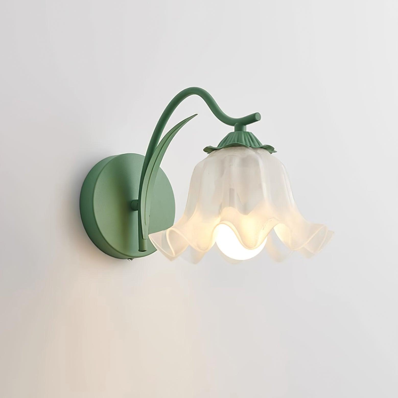 Wall Lamp Botanical Whimsy Green Stem - Letslighting