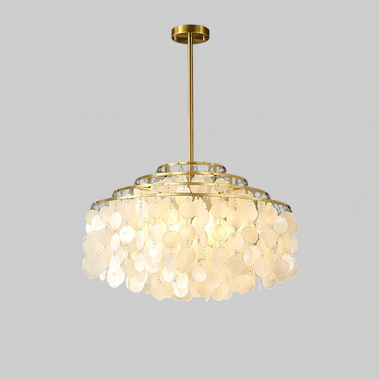 Round Shell Chandelier B - Letslighting