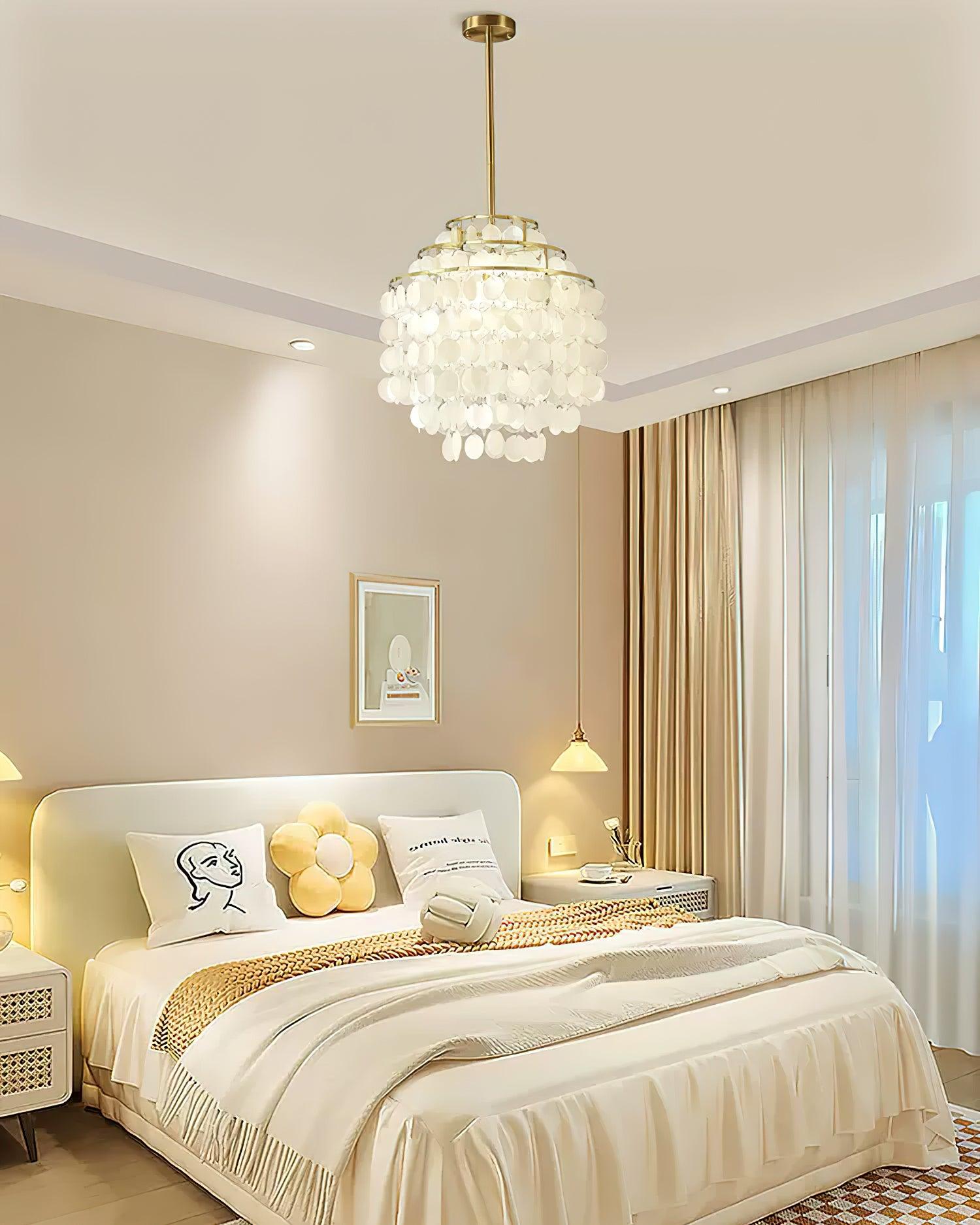 Round Shell Chandelier B - Letslighting