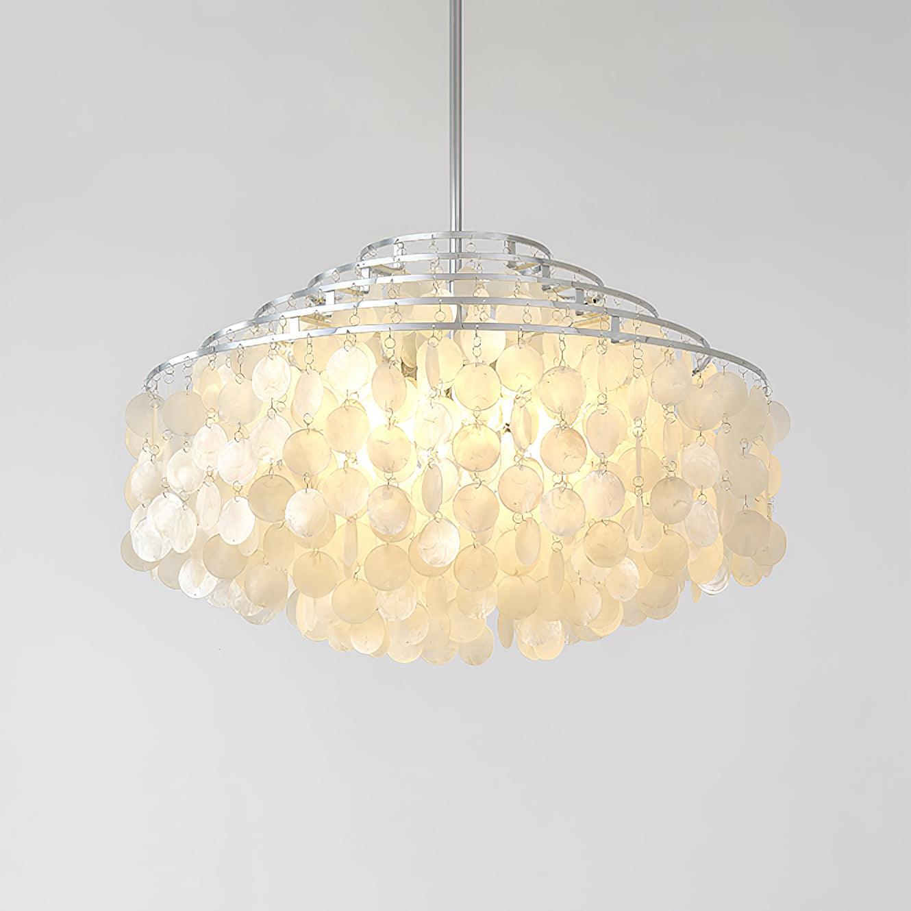 Round Shell Chandelier B - Letslighting