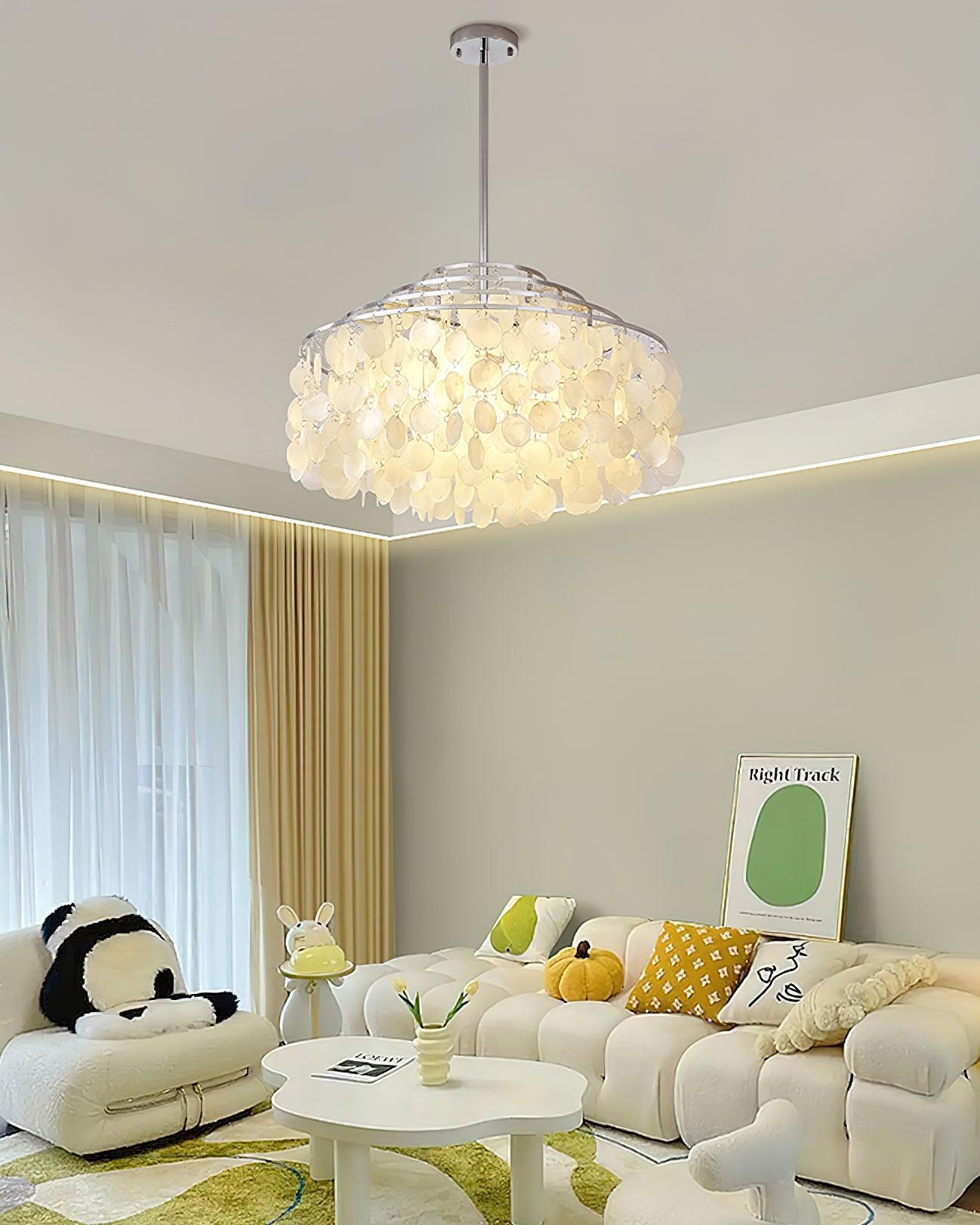 Round Shell Chandelier B - Letslighting