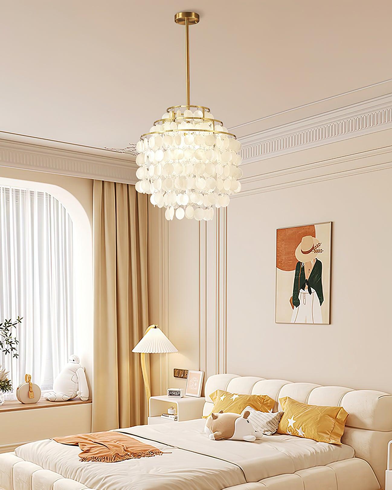 Round Shell Chandelier B - Letslighting