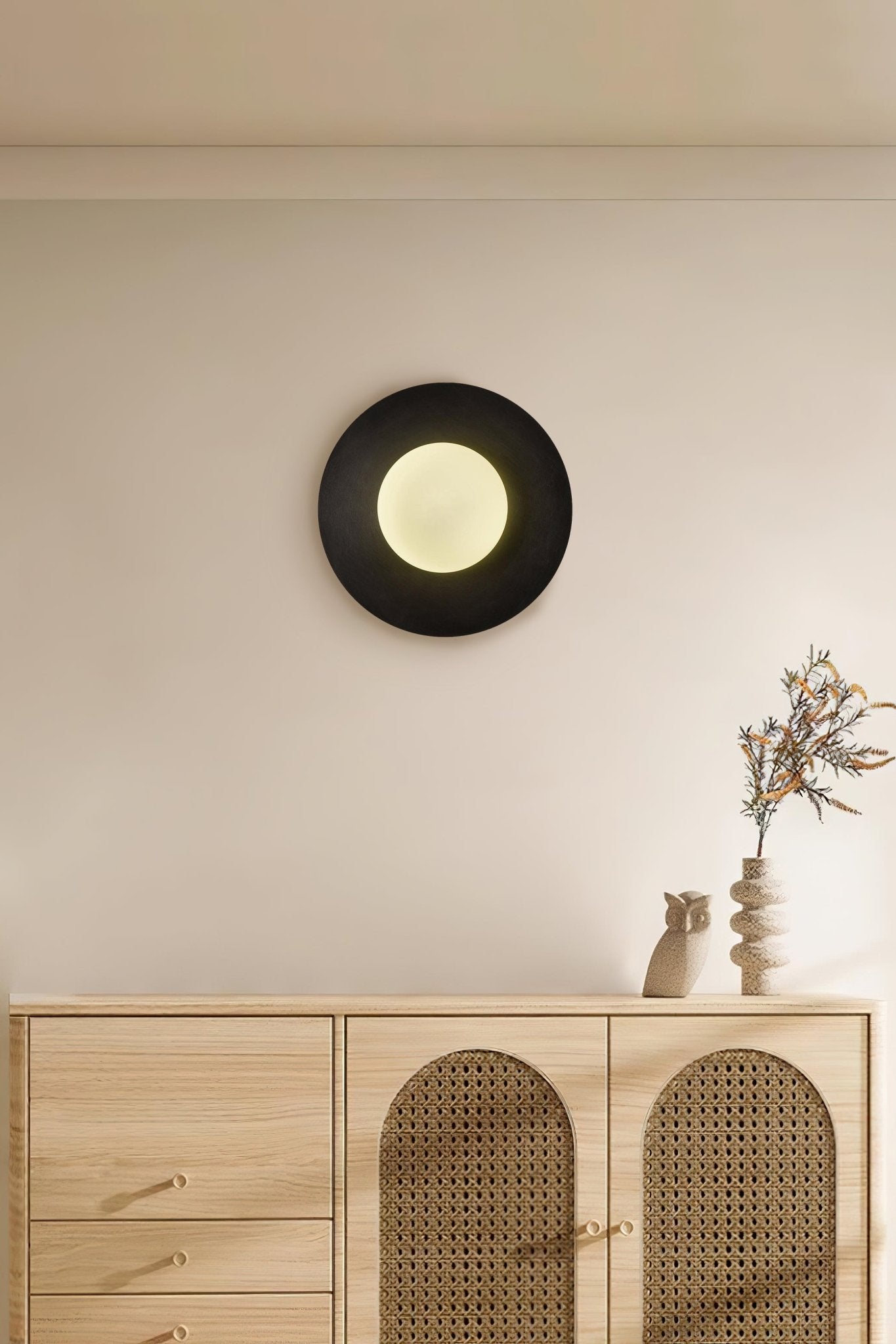 Round Glass Art Wall Lamp - Letslighting