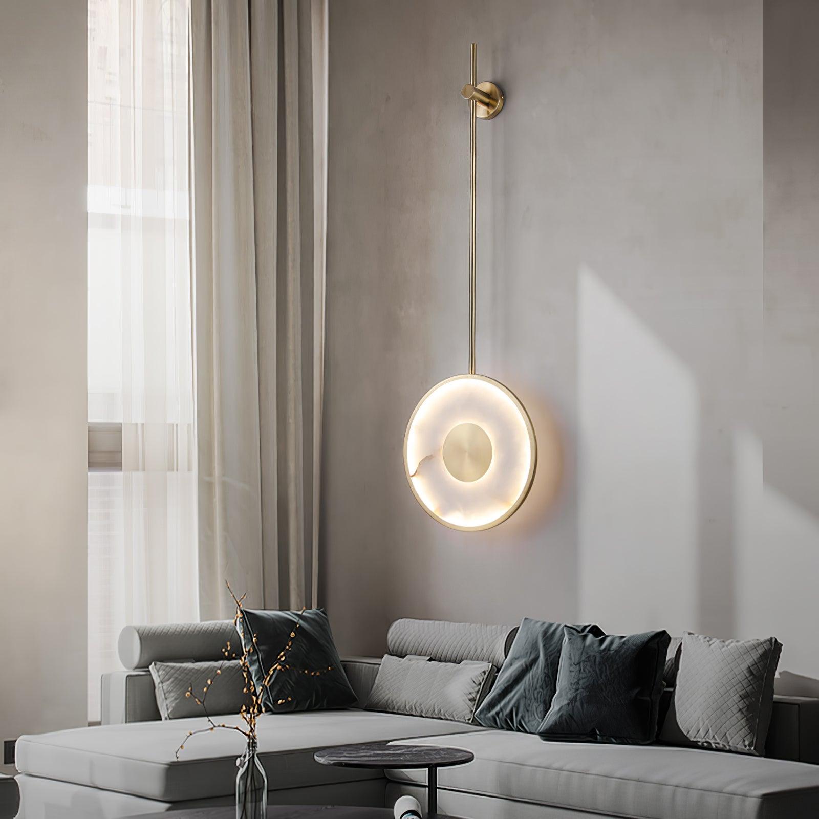 Vevelila Minimalist Alabaster Pendant Light - Letslighting