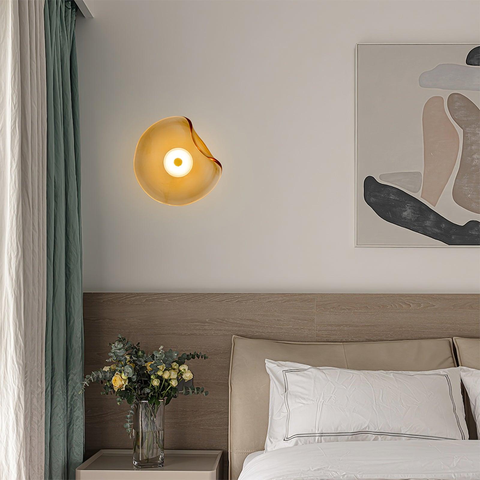 Lunara Amber Glass Ceiling Light - Letslighting