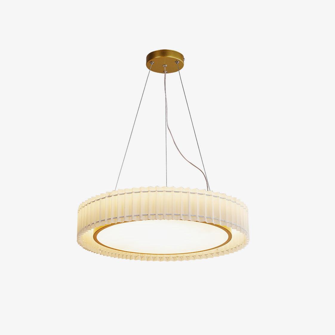 Round Pleated Pendant Lamp - Letslighting