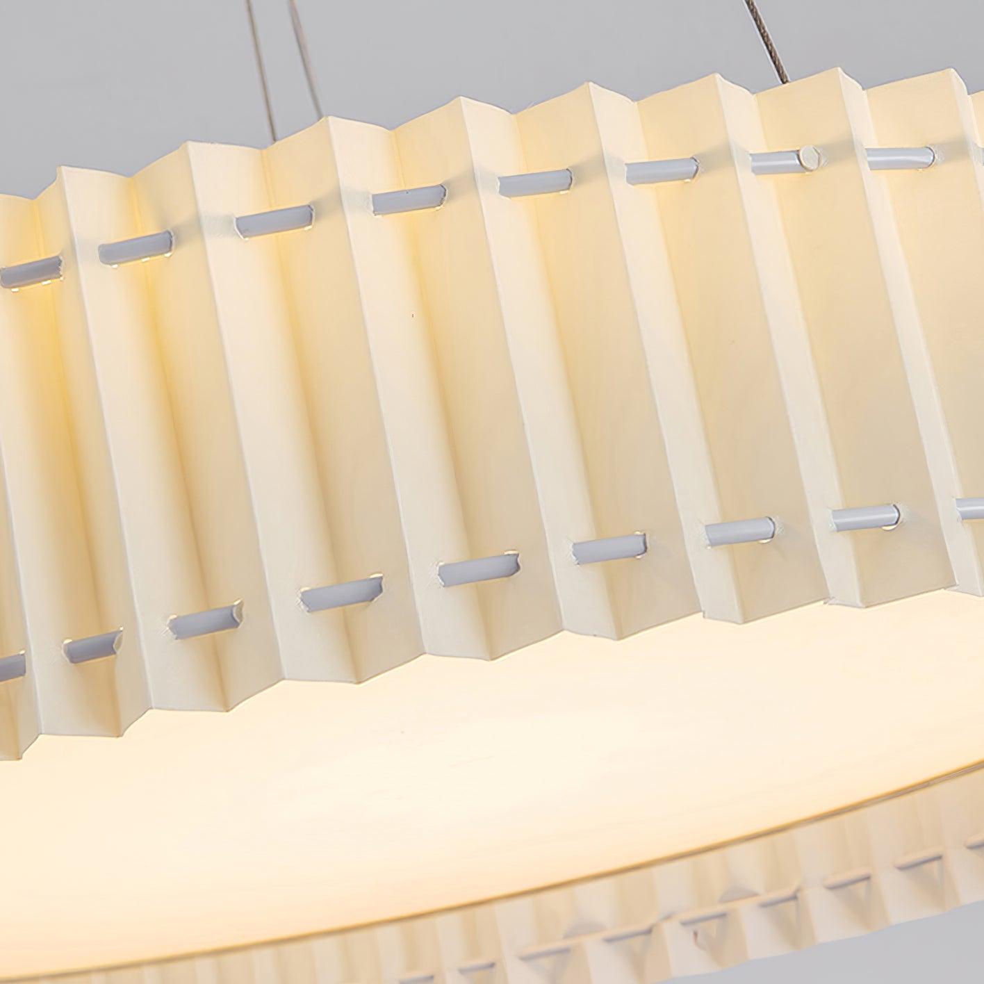 Round Pleated Pendant Lamp - Letslighting