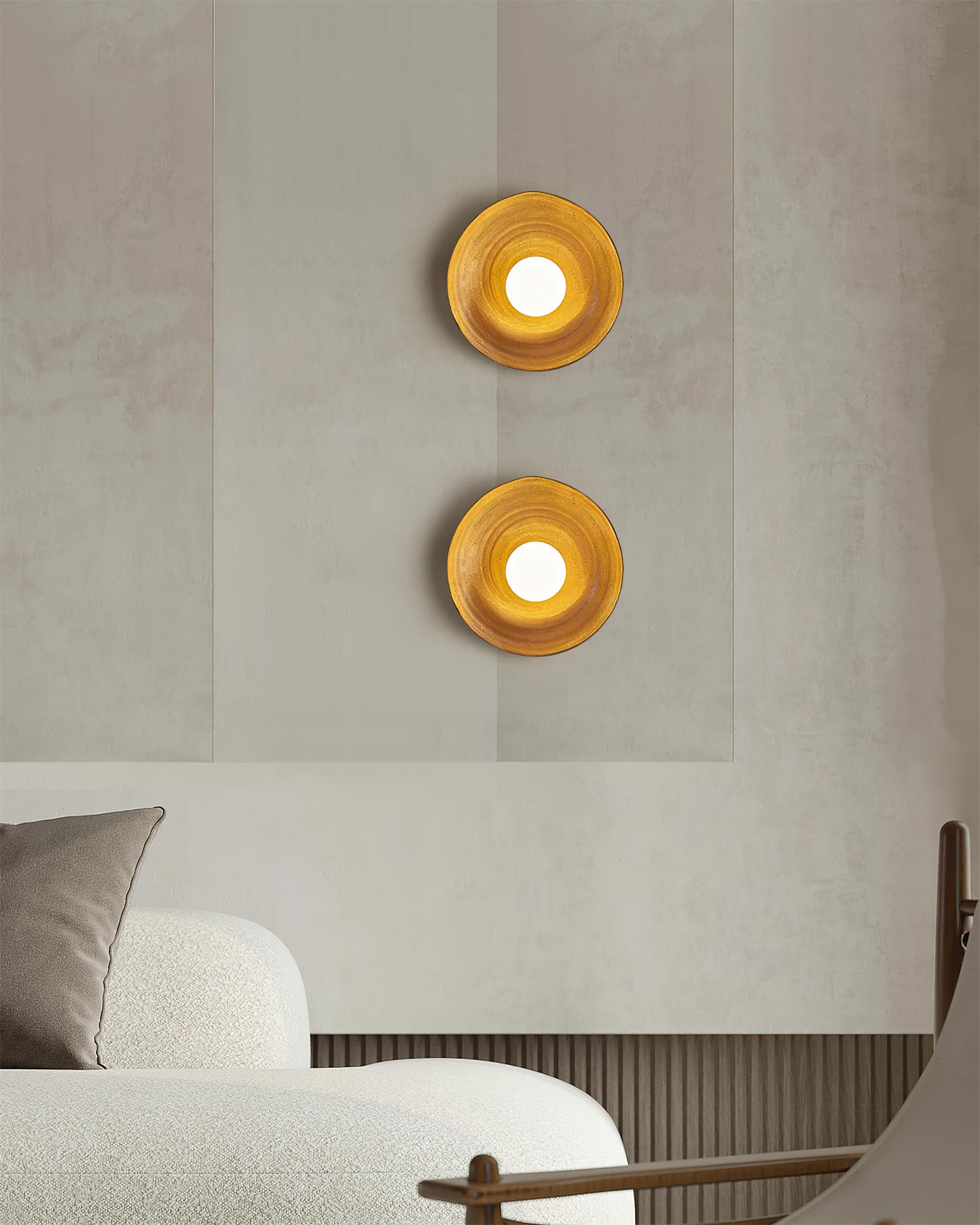Wall Lamp Fiberglass Globe Nordic - Letslighting