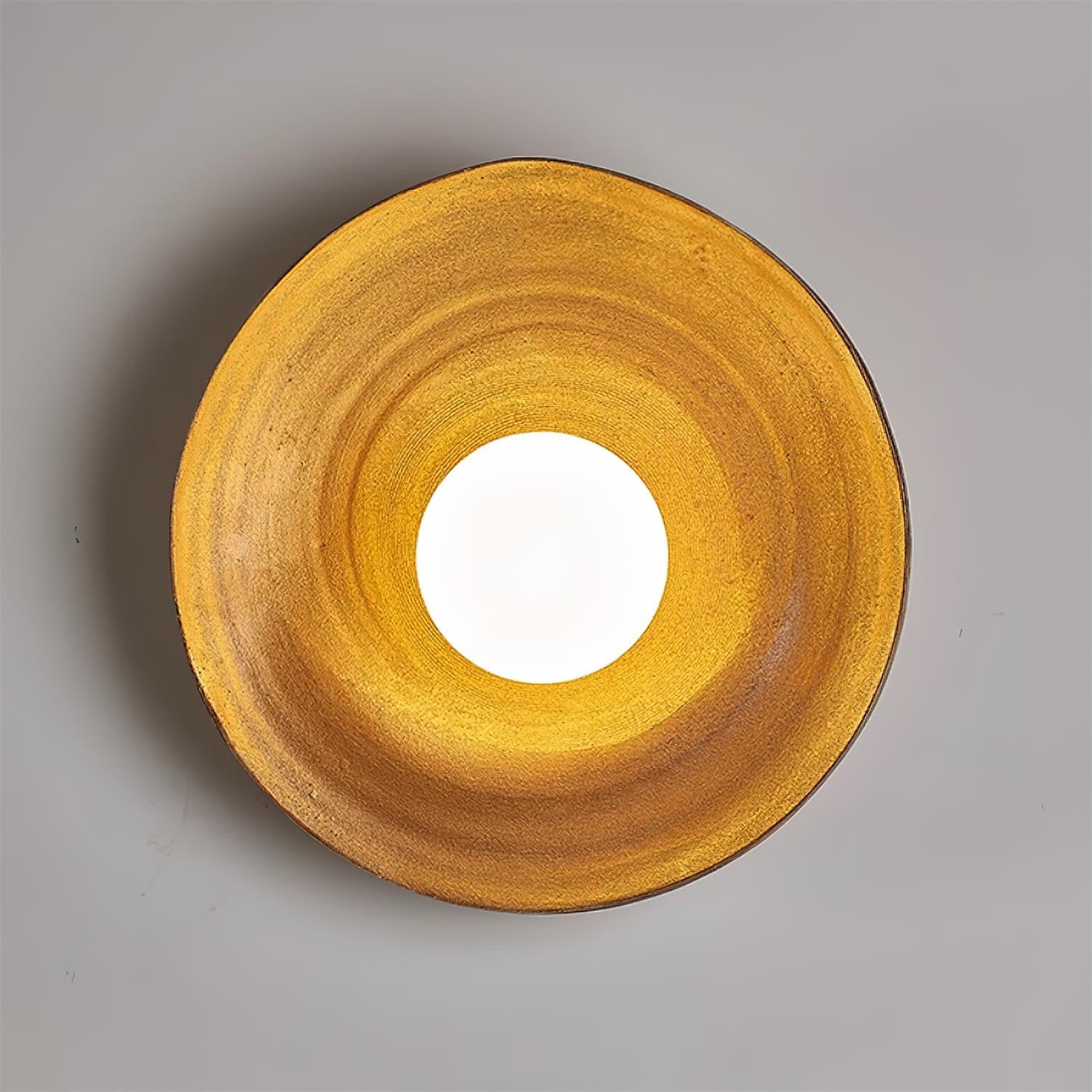 Wall Lamp Fiberglass Globe Nordic - Letslighting