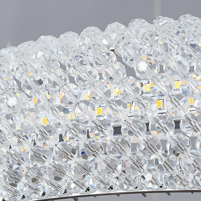 Round Ring Crystal Chandeliers - Letslighting
