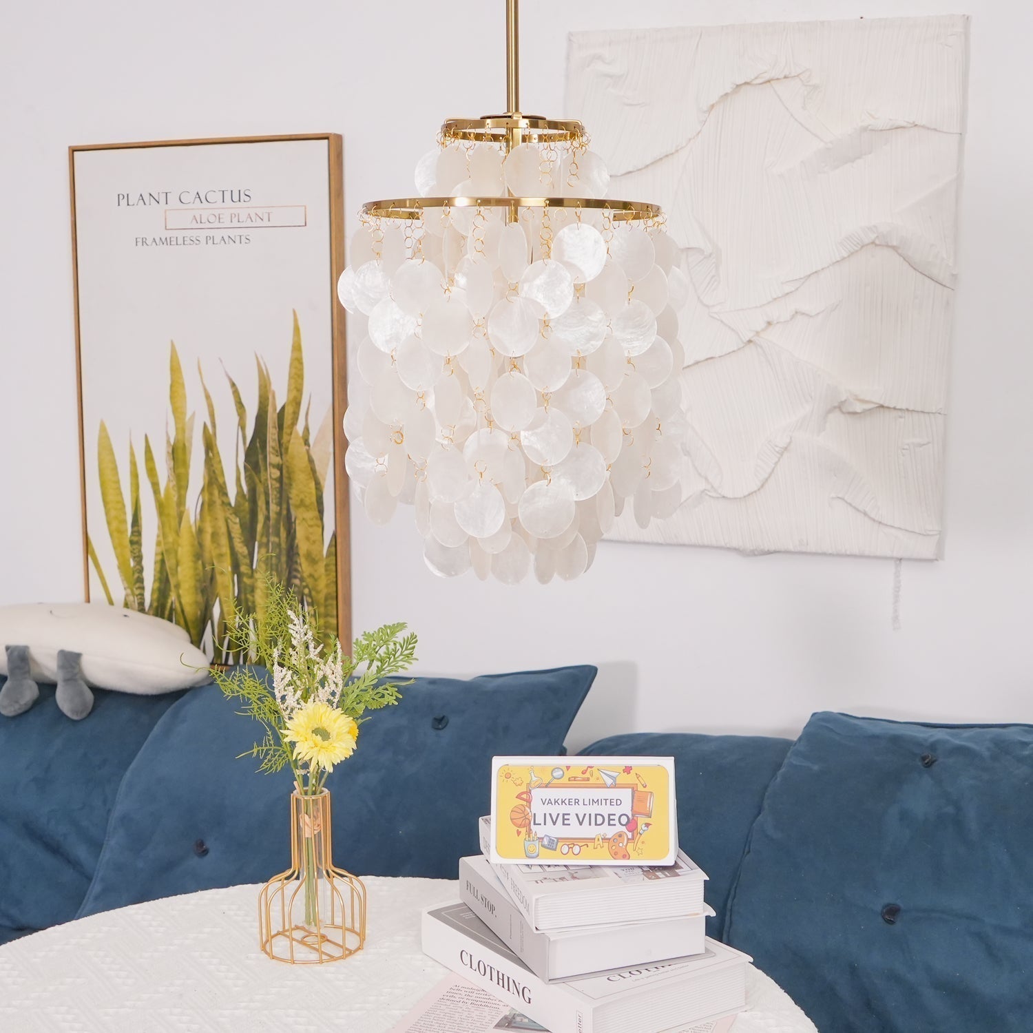 Round Shell Chandelier - Letslighting