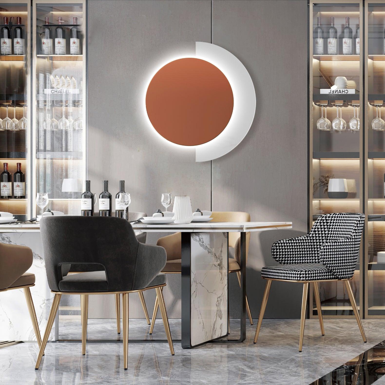 Rounded Abstract Art Sconce - Letslighting