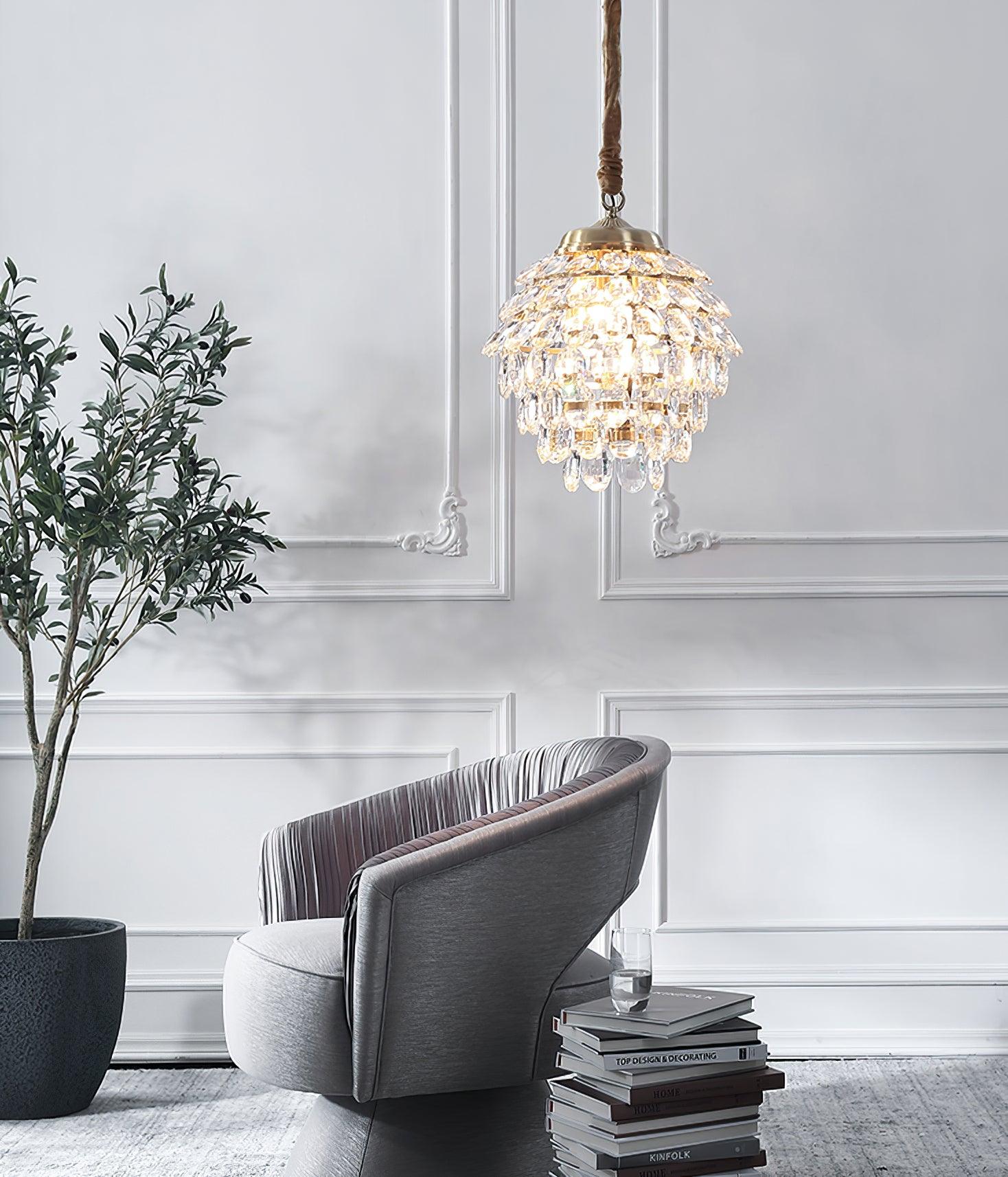Roxanne Crystal Pendant Light - Letslighting