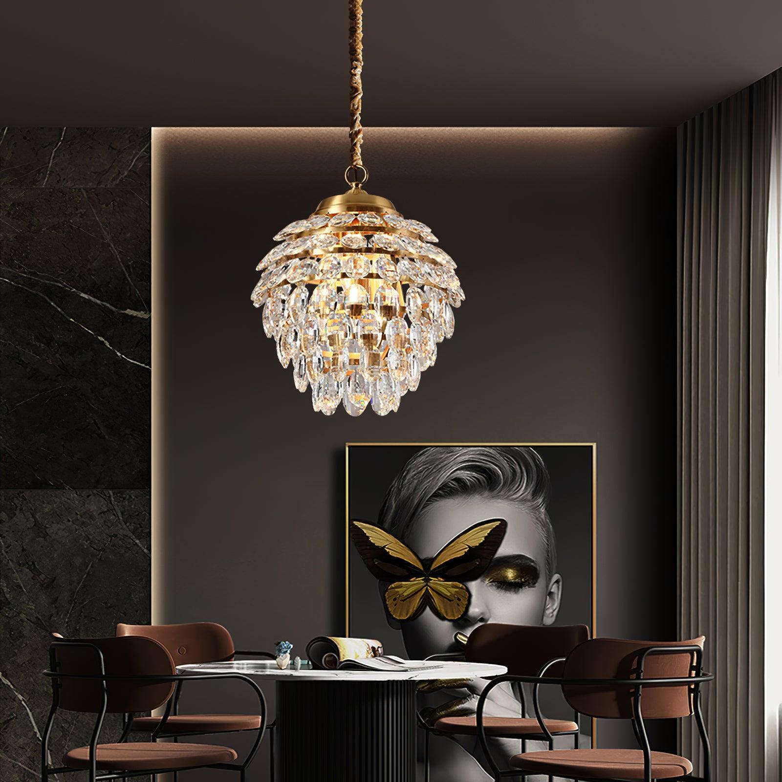 Roxanne Crystal Pendant Light - Letslighting
