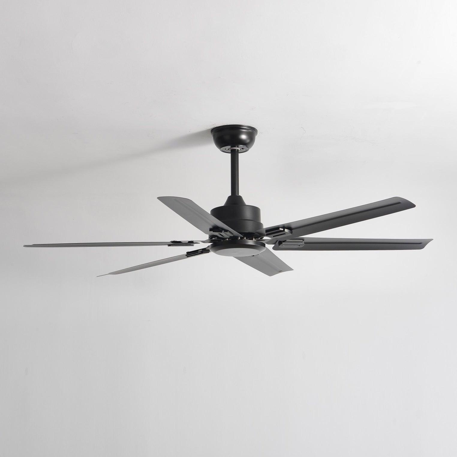 Ventilador de Techo Premium Vosolara, mostrando las varillas de suspensión