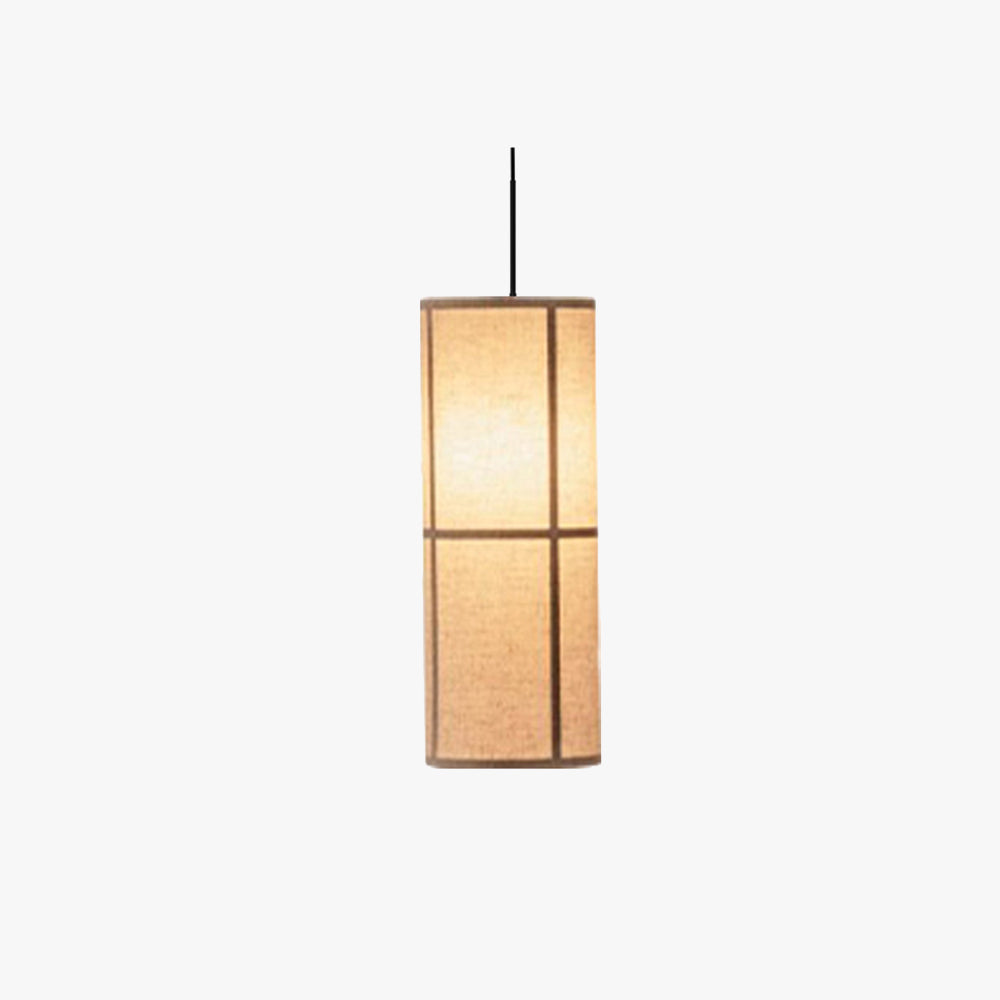 Ritta Vintage Minimalista Metal/Tela Lámpara Colgante Blanco/Beige